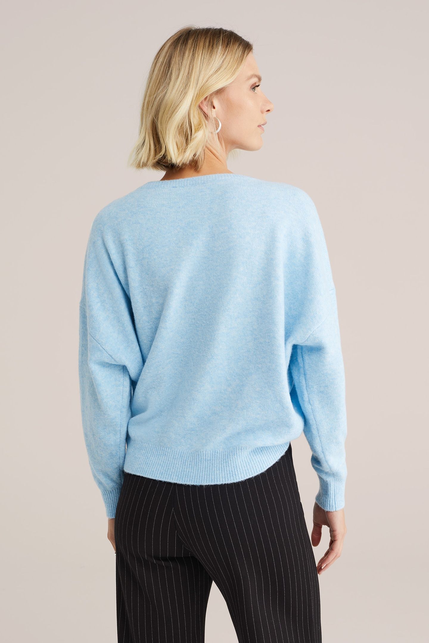 KNITTED PULLOVER PASTEL BLUE 4