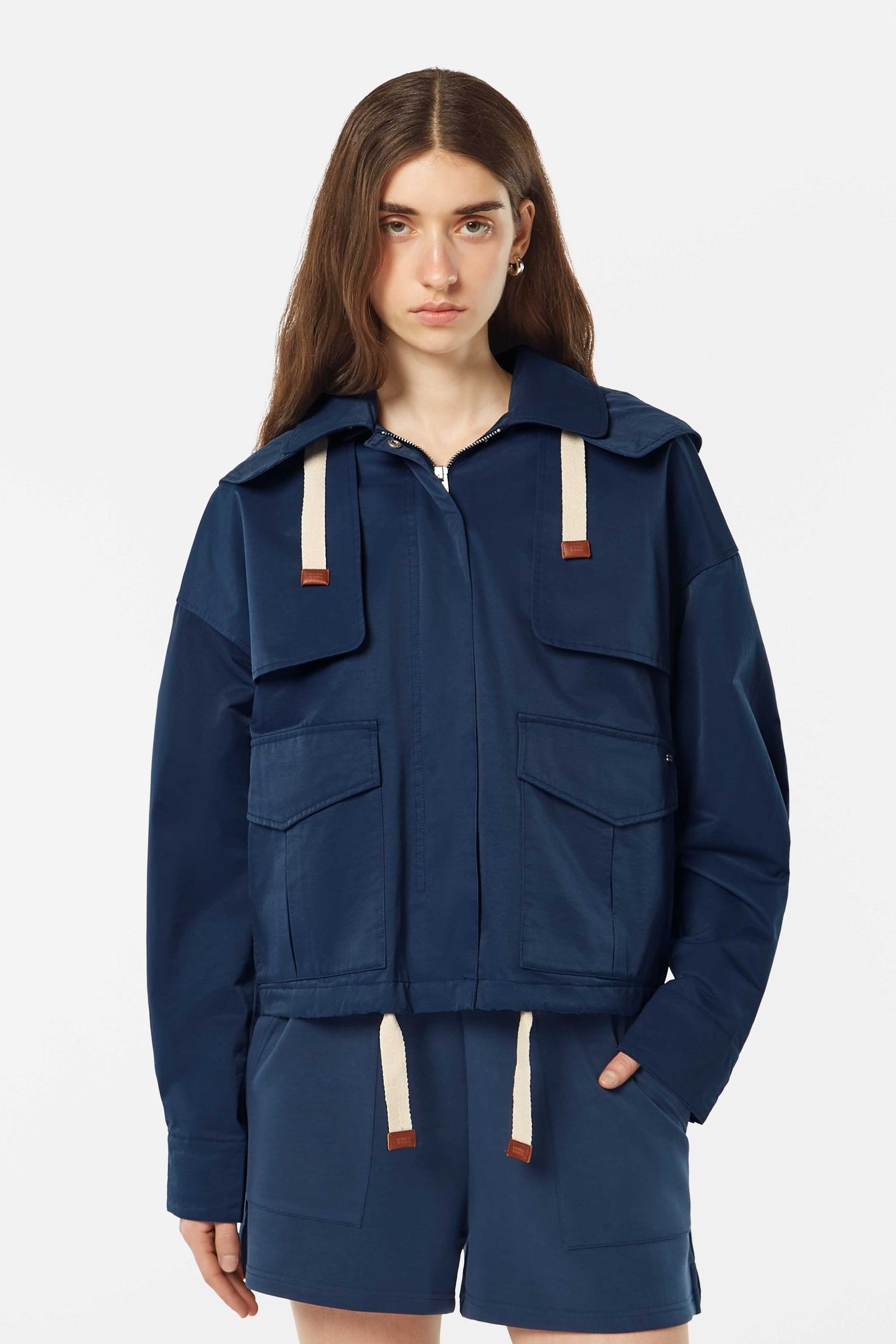 COTTON BLEND SUMMER JACKET ATLANTIC BLUE 4