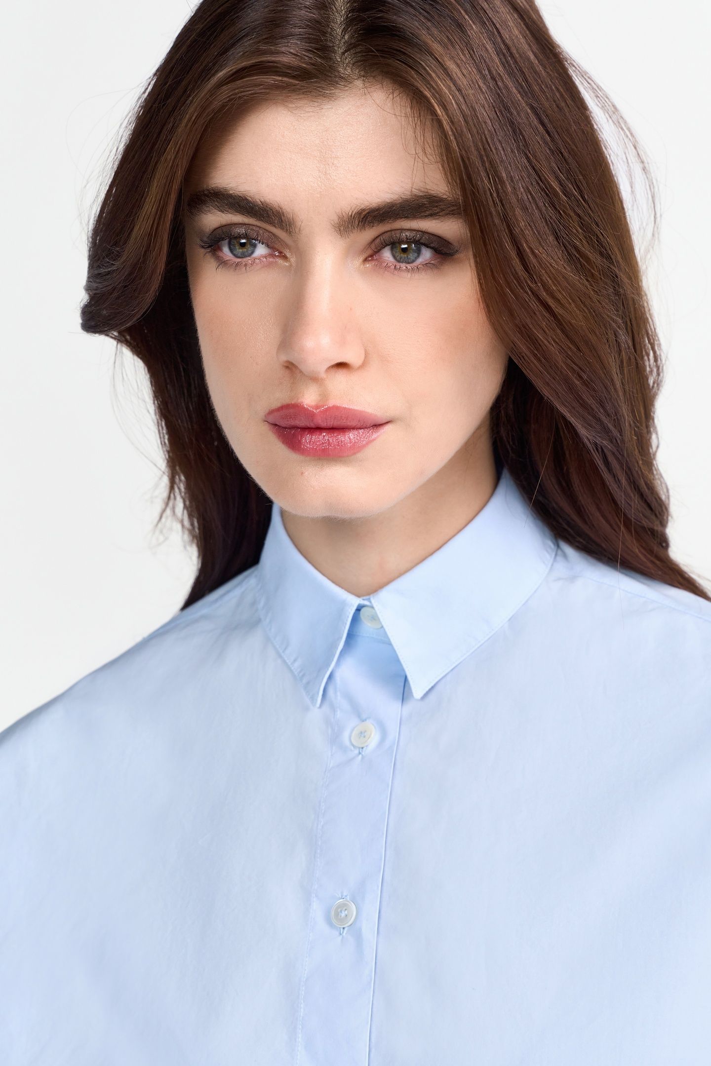COTTON BLOUSE SKYWAY BLUE 5