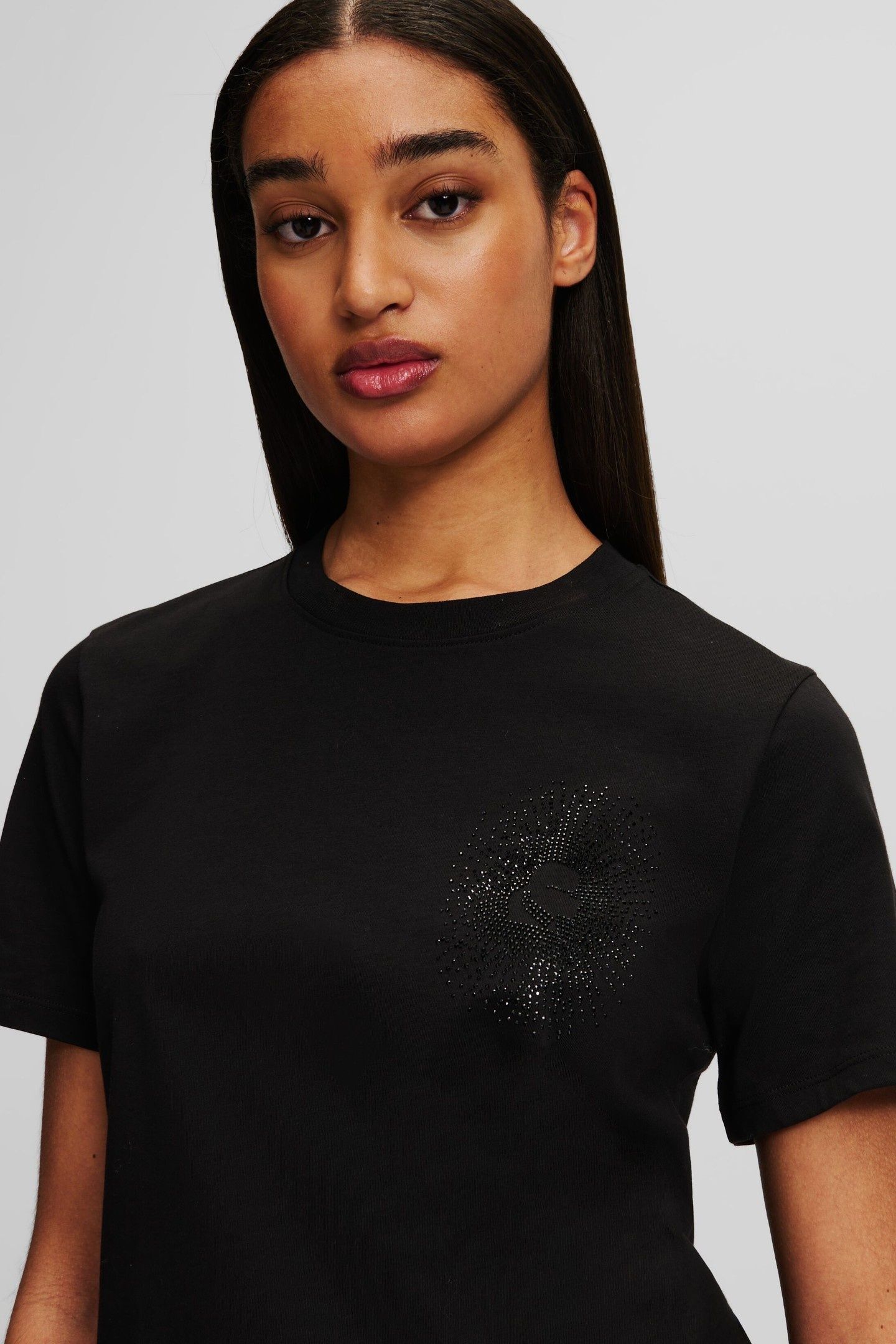 KAMEO RHINESTONE T-SHIRT BLACK 4