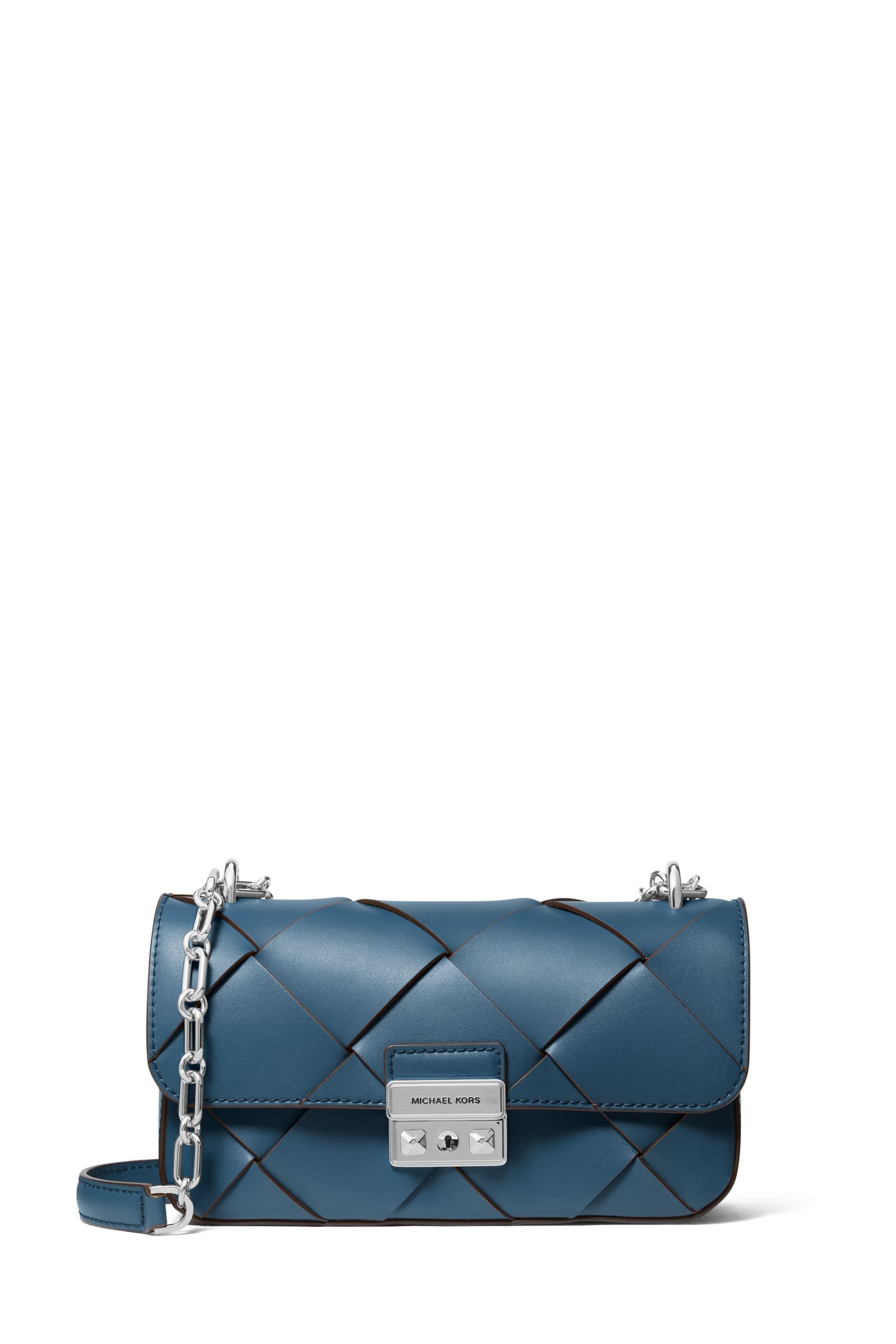 SMALL CONVERTIBLE CHAIN SHOULDER DK CHAMBRAY 3