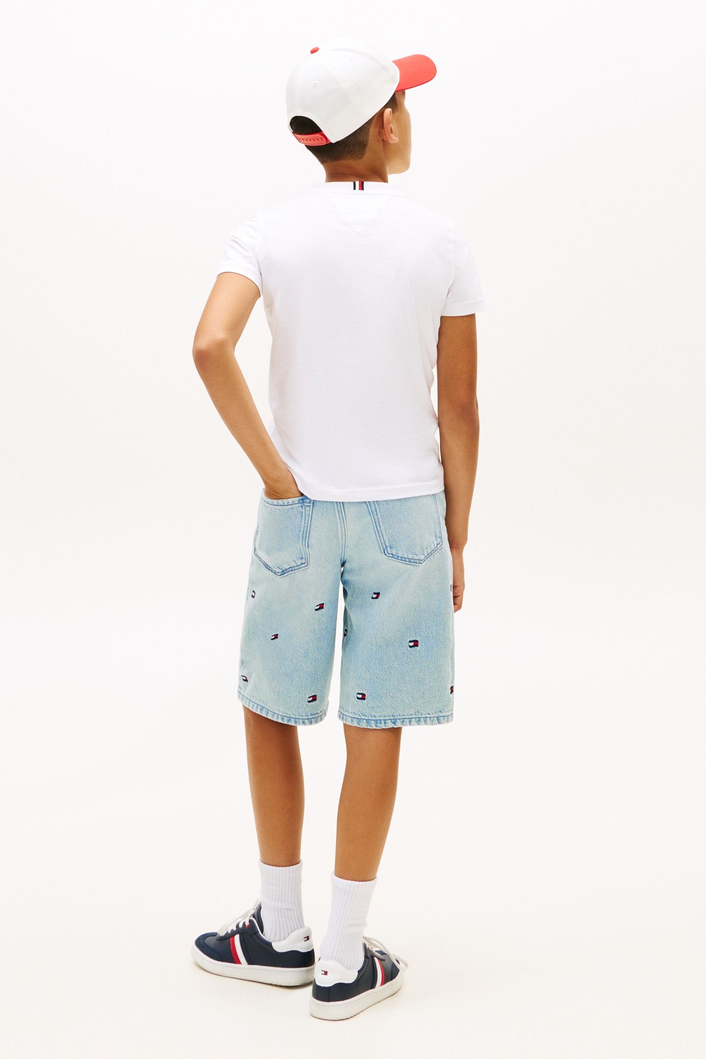 BOYS WAVY FLAG T-SHIRT WHITE 3