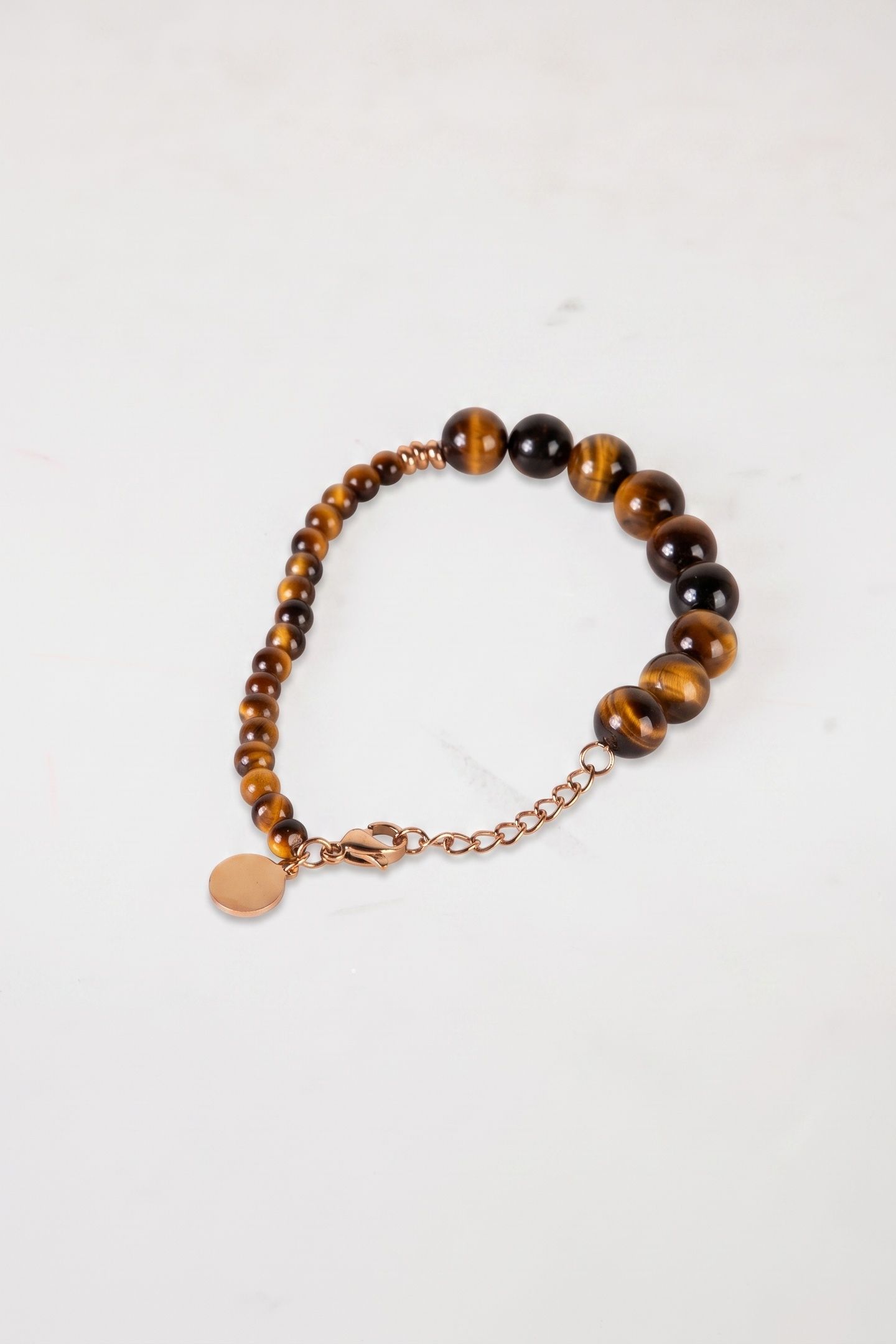 TIGER'S EYE ARMBAND ROSEGOLD 4