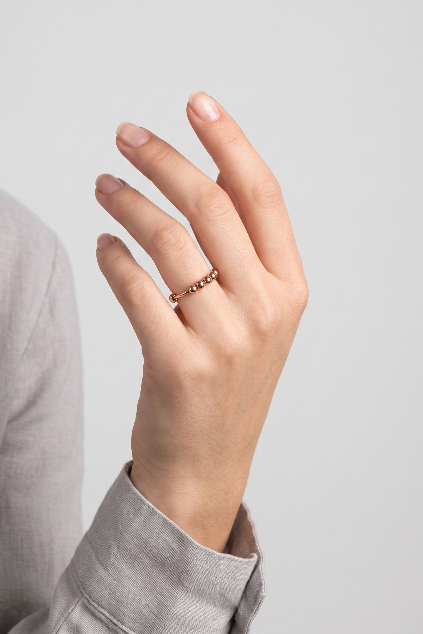 SHADE ANXIETY RING-SET TRICOLOR TRICOLOR / 50-60 1