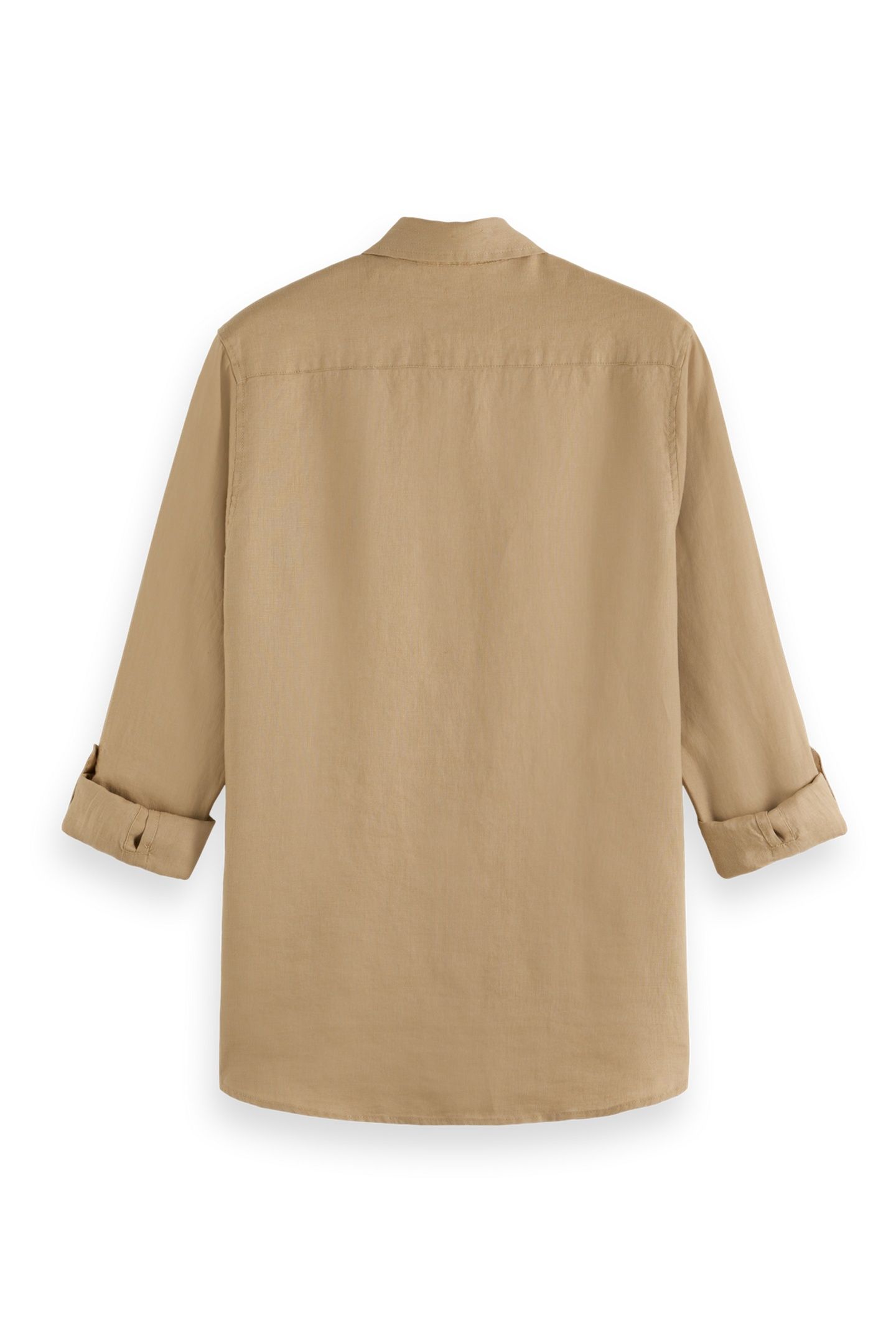 REGULAR-FIT LINEN SHIRT TANNIN 3