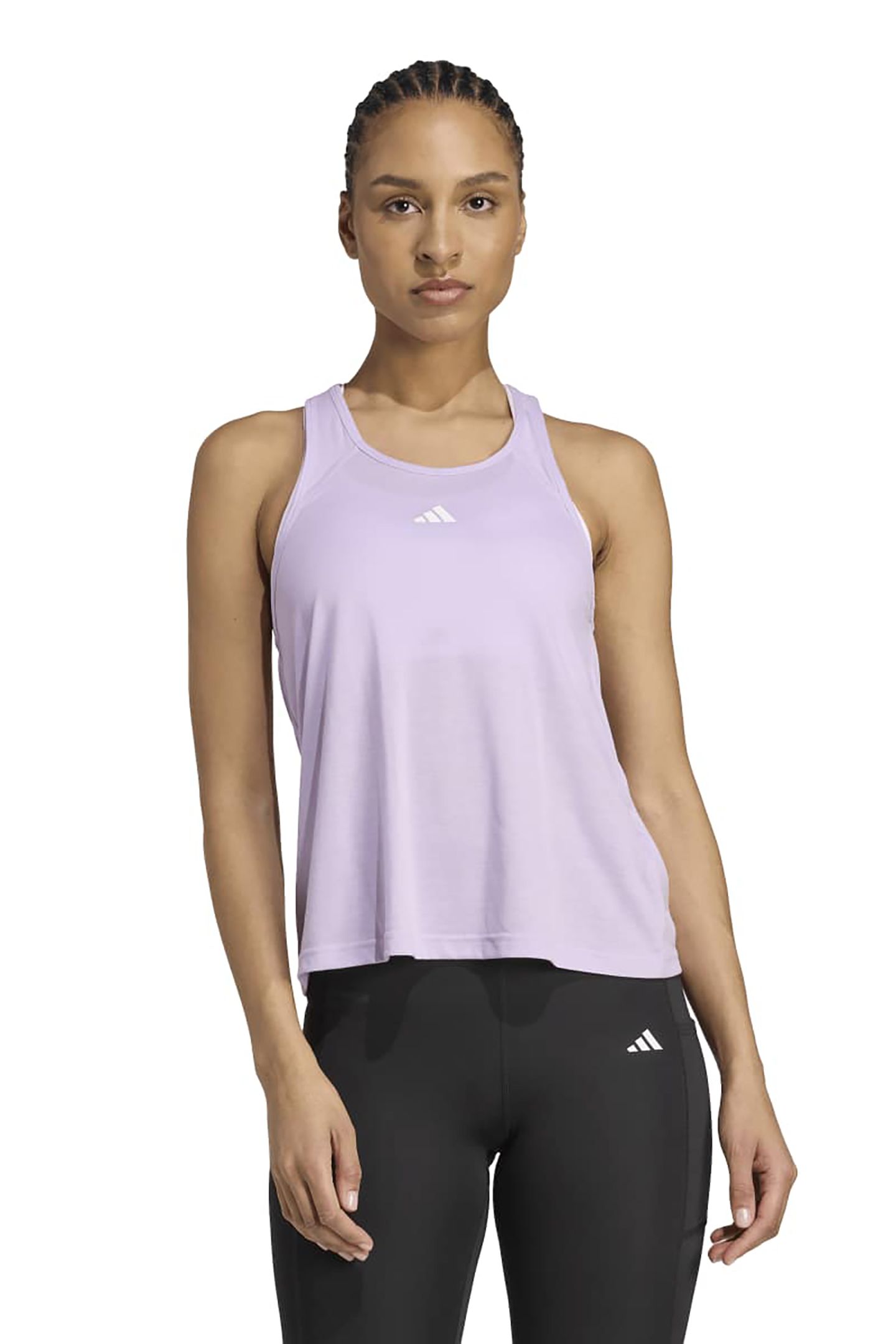 PERFORMANCE ADIDAS WORKOUT ESSENTIALS MINIMAL BRANDING RACER 1