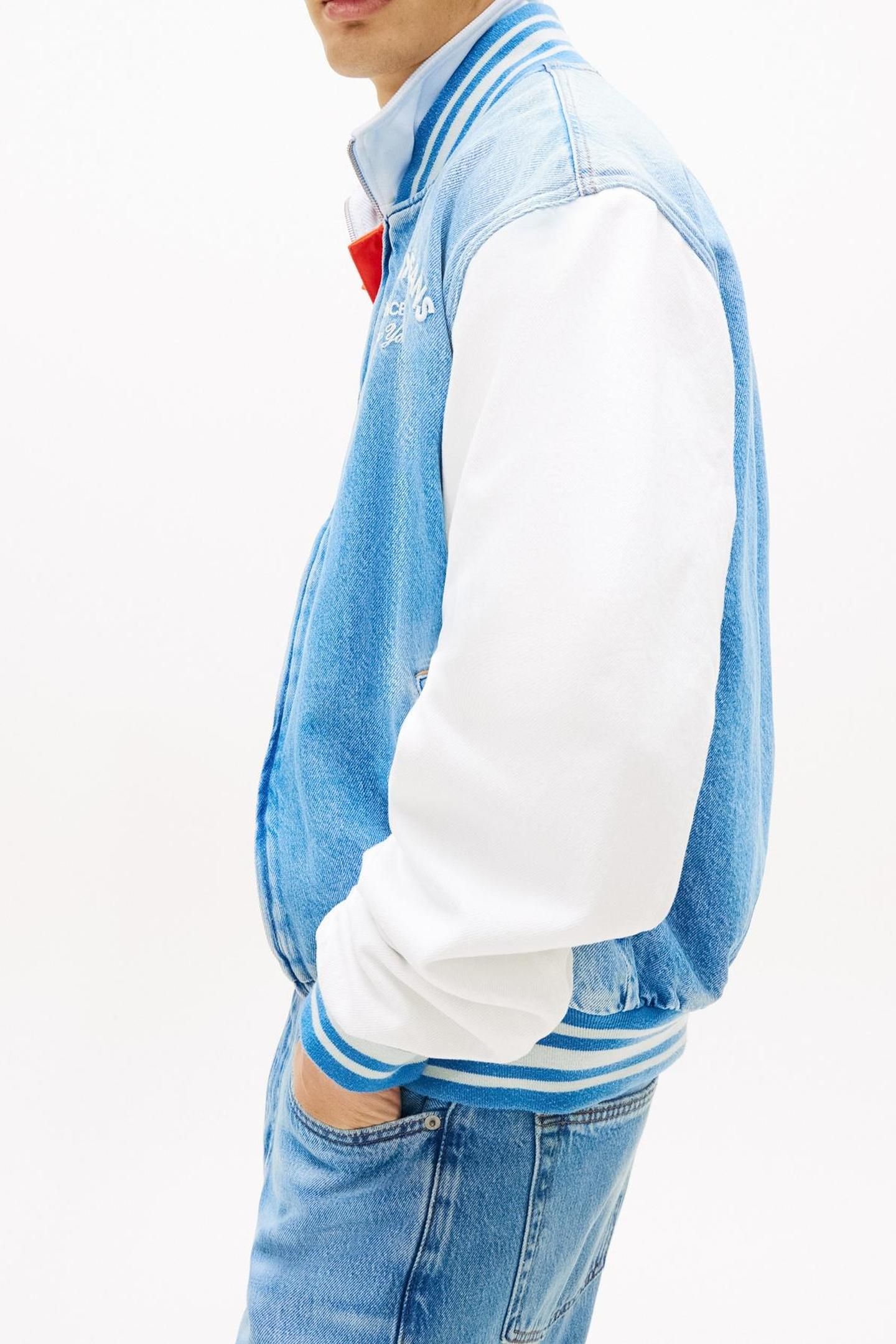 DENIM BOMBER JACKET DENIM LIGHT 4