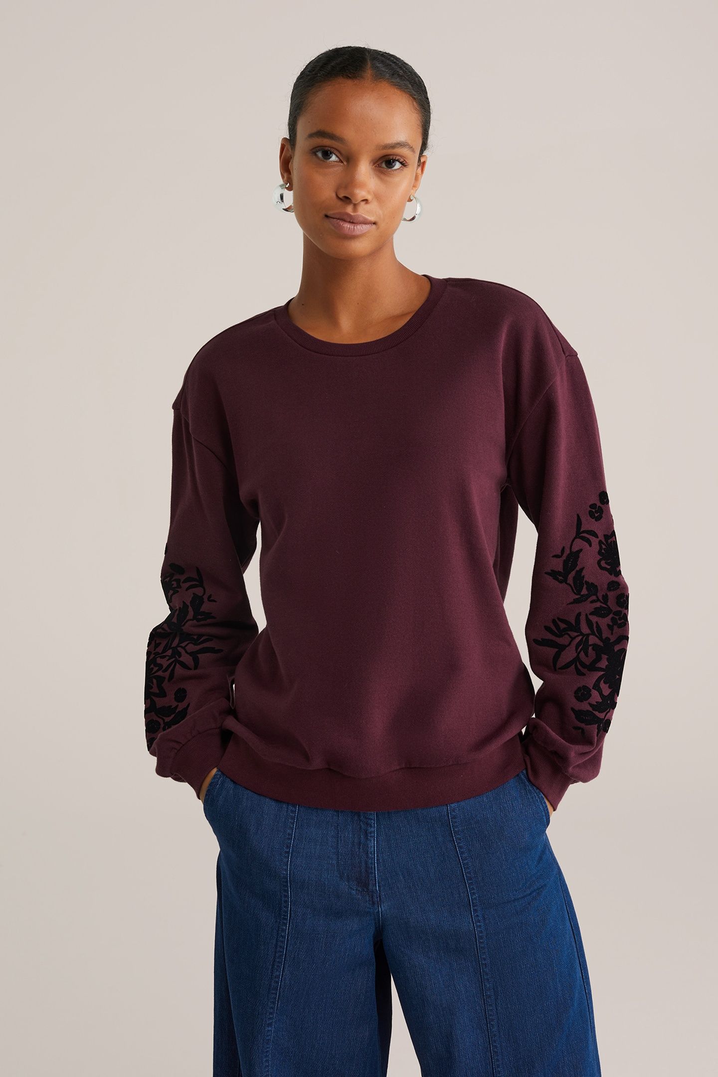 SWEATER AUBERGINE 1