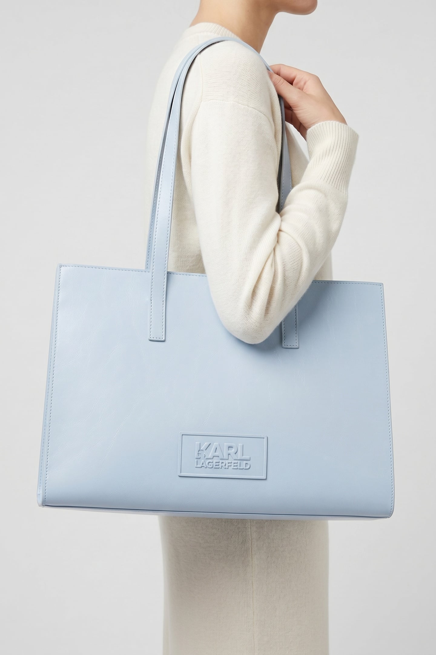 K/STONE TOTE ARCTIC BLUE 1