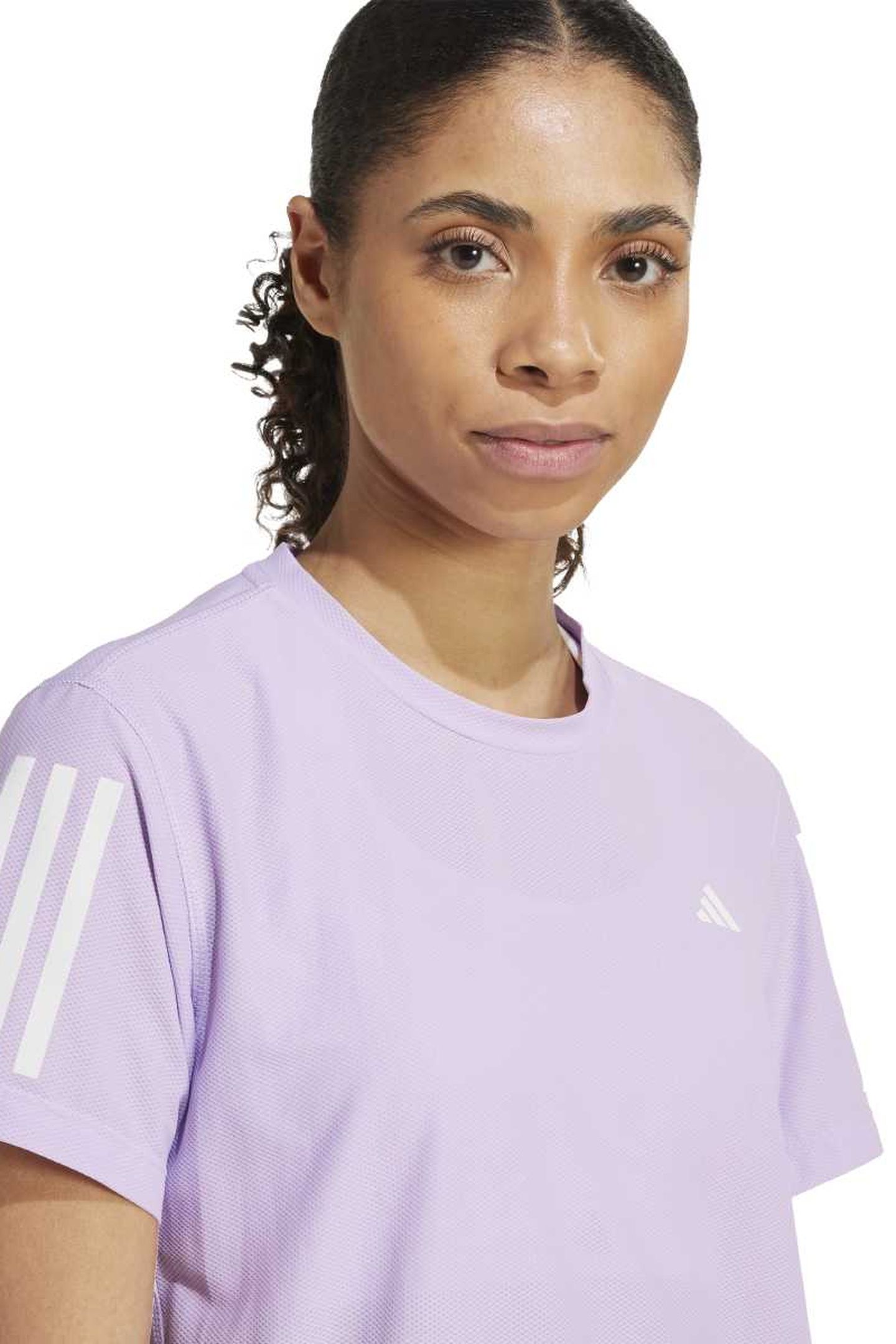 PERFORMANCE OWN THE RUN T-SHIRT POWDER PLUM 4