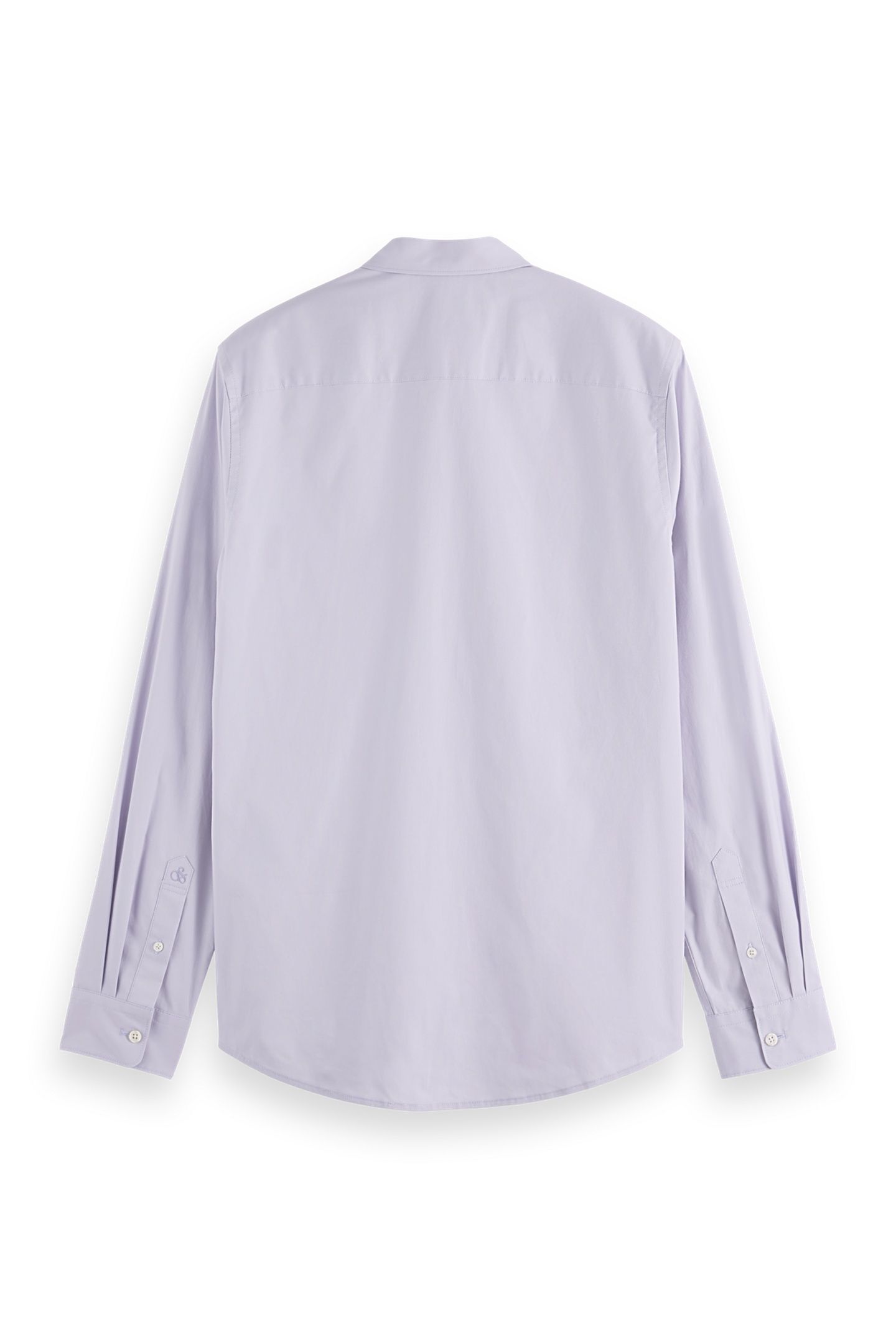 SEASONAL CORE SOLID SLIM FIT POPLIN SHIRT LANGUID LAVENDER 2