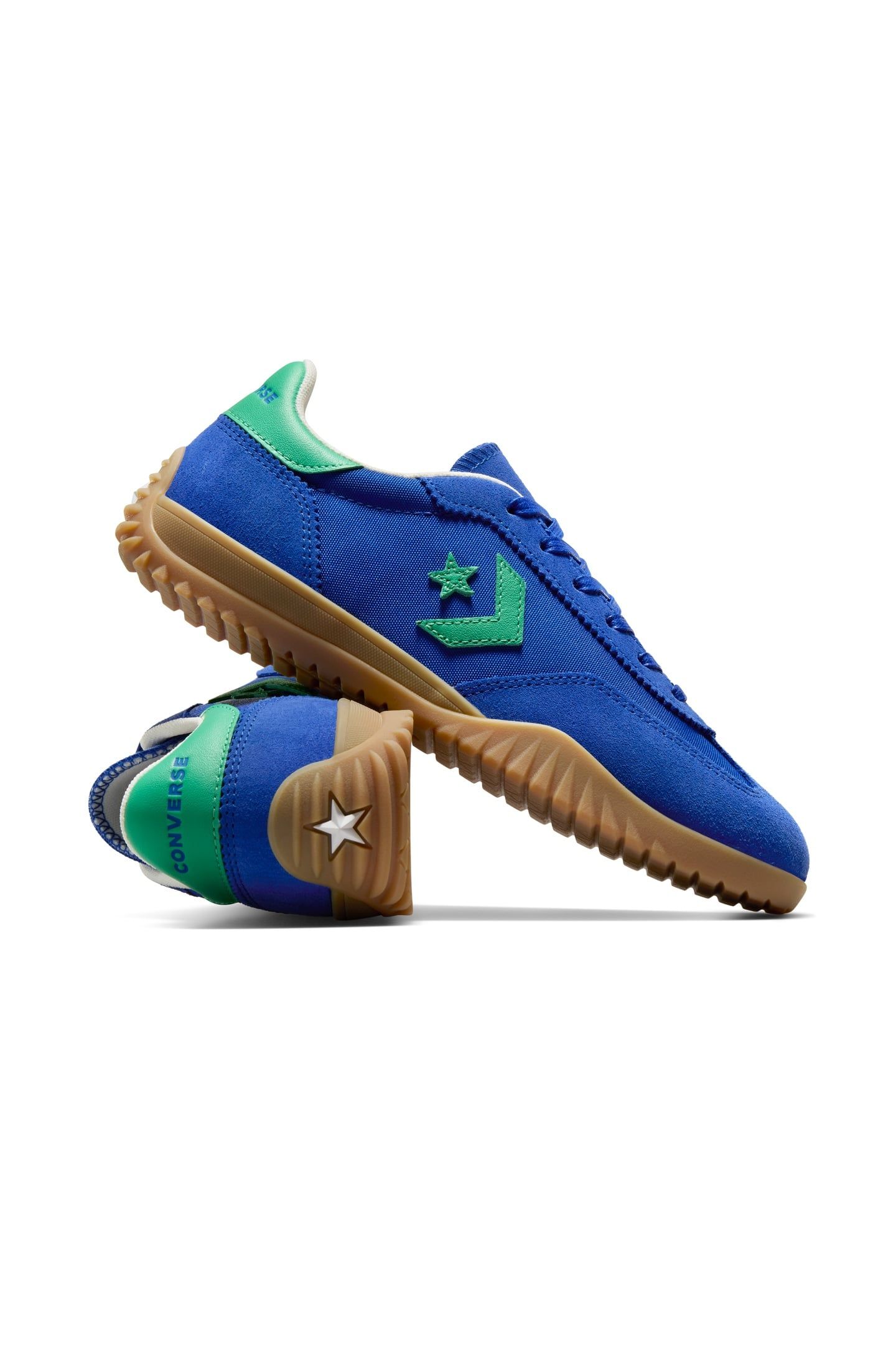 UNISEX RUN STAR TRAINER OX BLUE/APEX GREEN 5