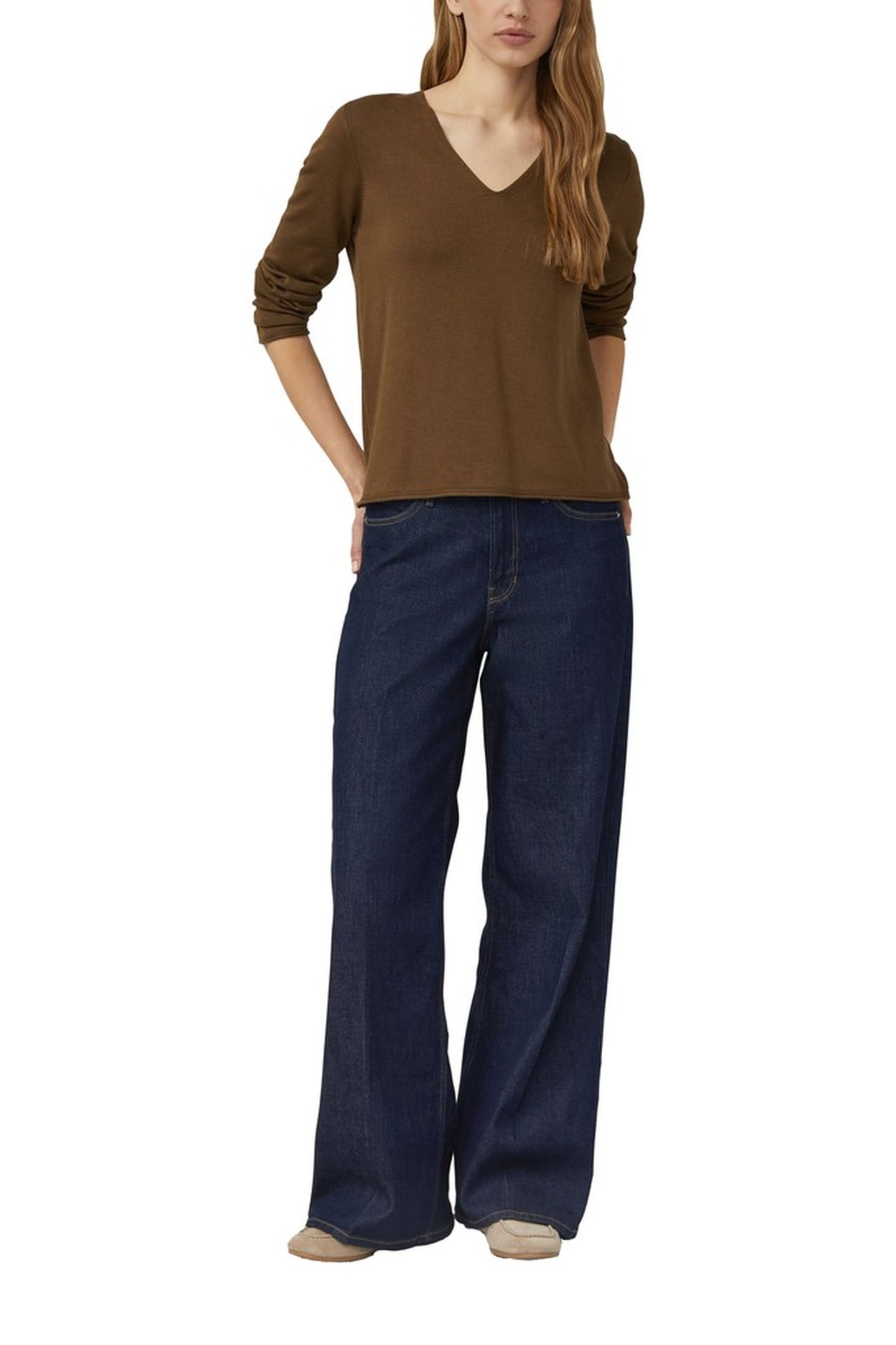 S.OLIVER PULLOVER DARK BROWN 2