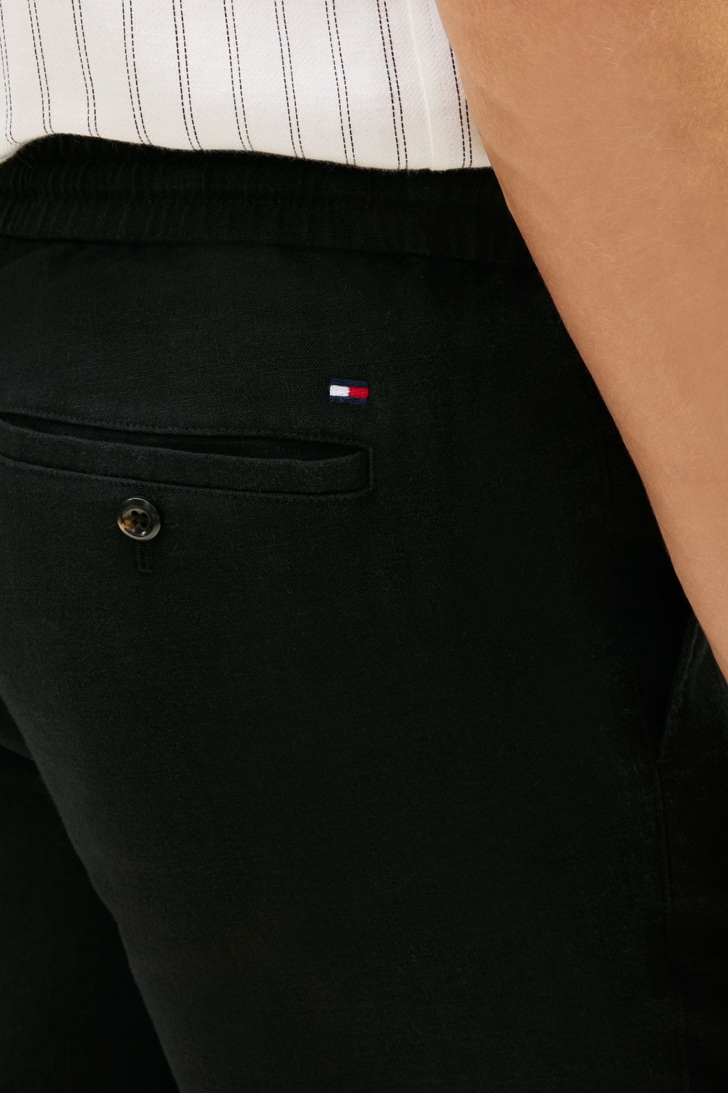 HARLEM PO SORONA LINEN CHINO BLACK 5