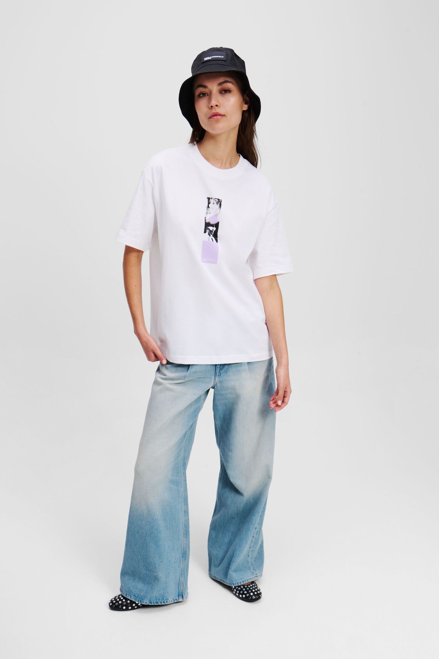RELAX REPEATED KARL TEE WHITE 4