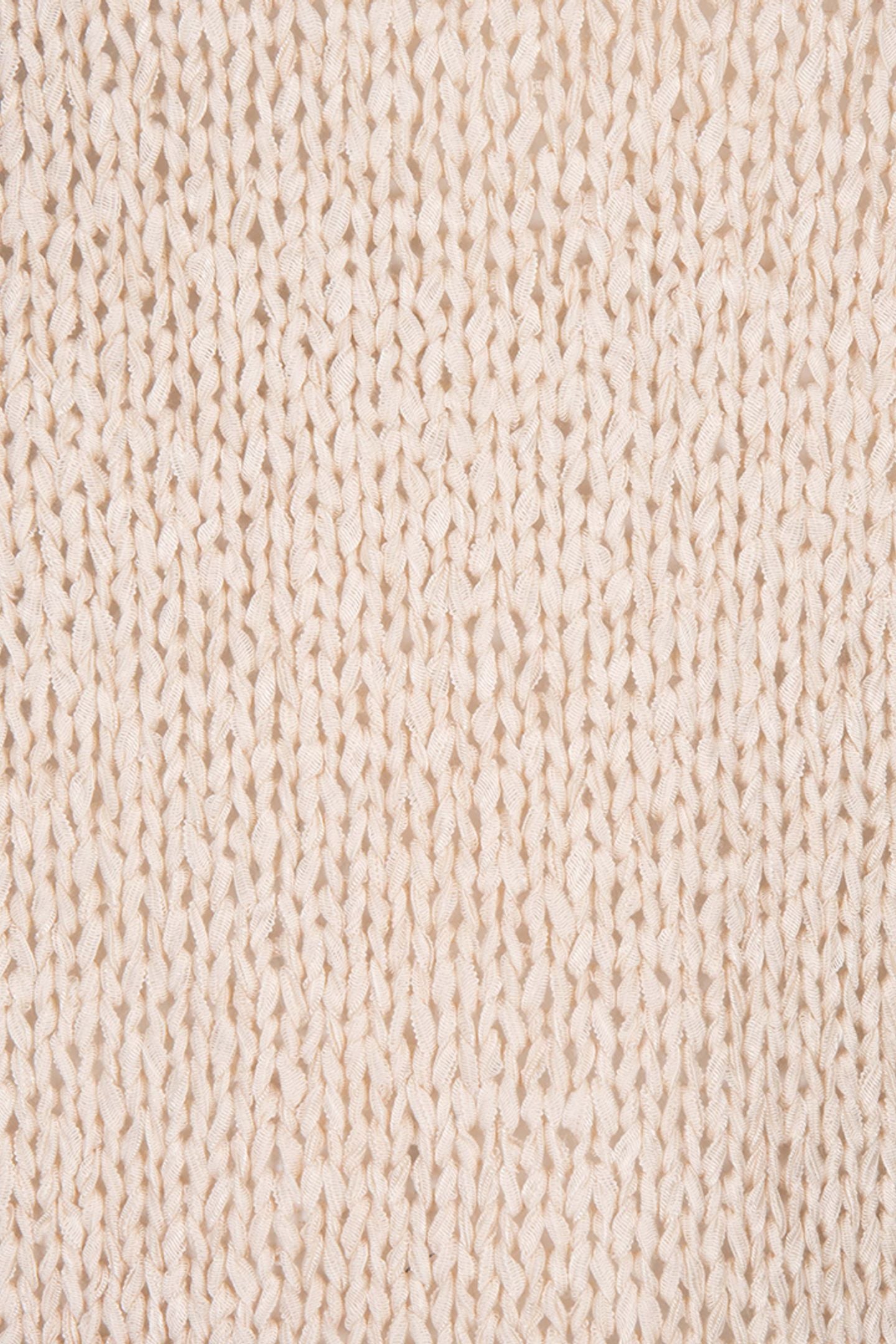 SWEATER V-NECK TAPE YARN SAND 8