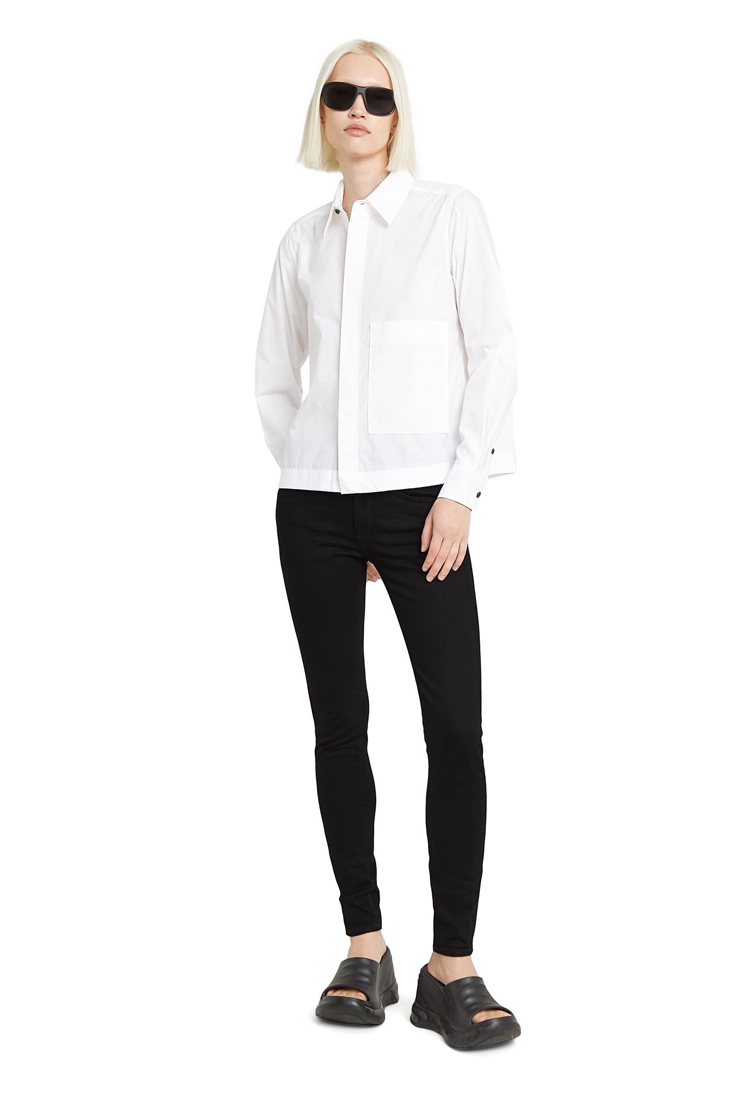 LYNN MID SKINNY PITCH BLACK 1