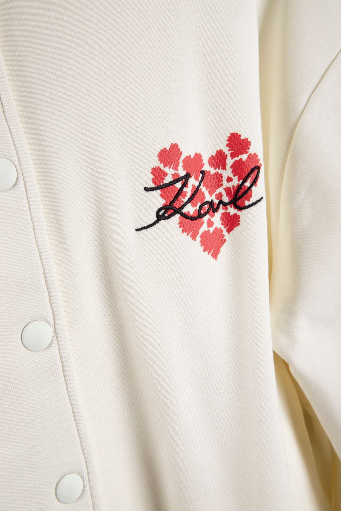 HEARTS SWEAT BOMBER CANNOLI CREAM 6