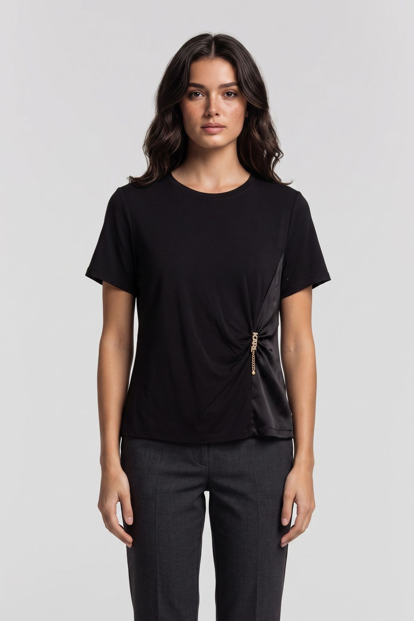 KARL PIN T-SHIRT BLACK 1