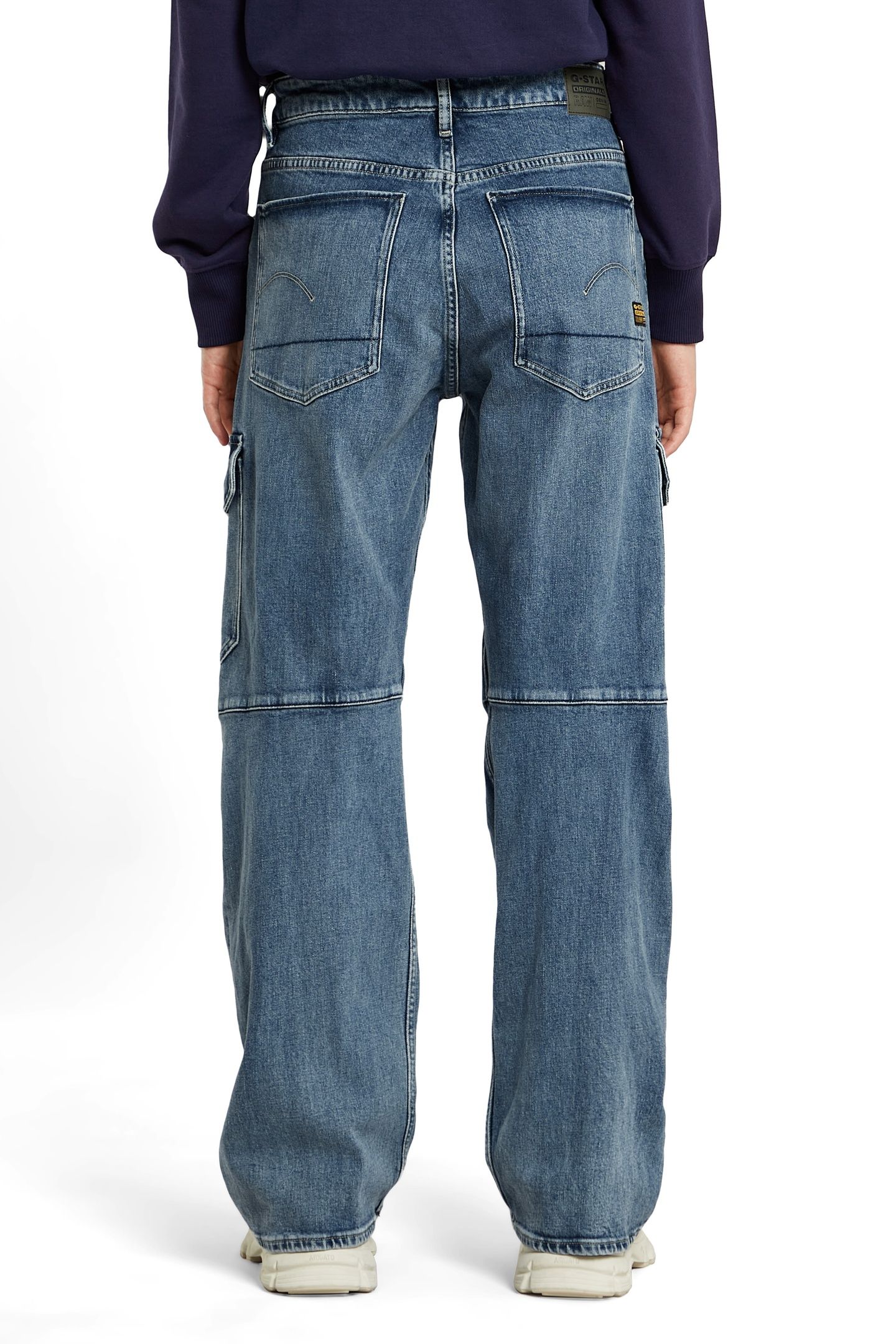EVE LOW 3D WIDE LEG CARGO FADED WATERFRONT 3