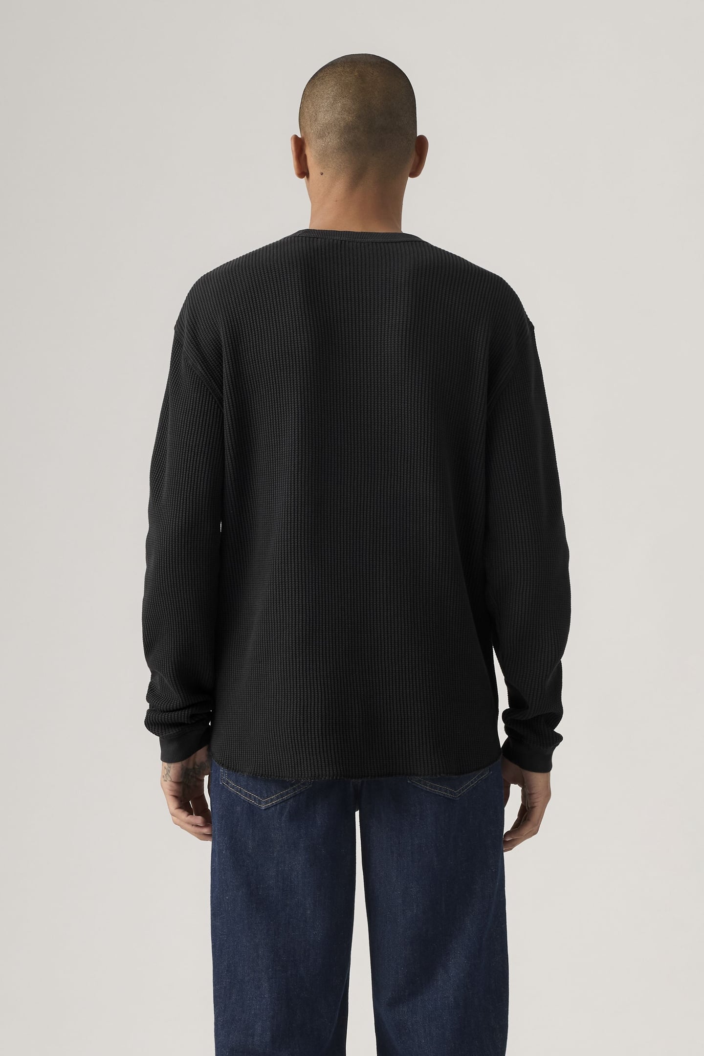 LONG SLEEVE RELAXED THERMAL TEE 4
