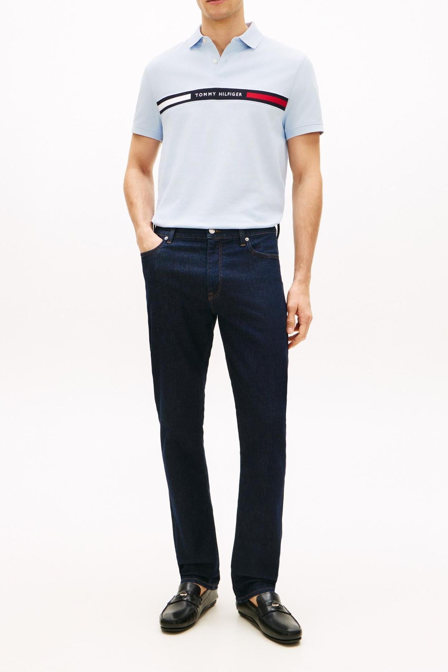 HILFIGER CHEST POLO BREEZY BLUE 2