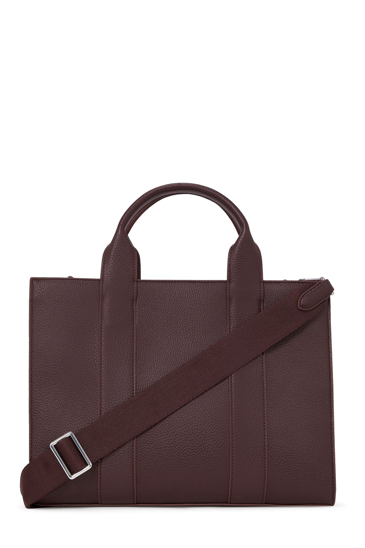 K/RSG PEBBLE SQUARE MED TOTE TOBACCO 3