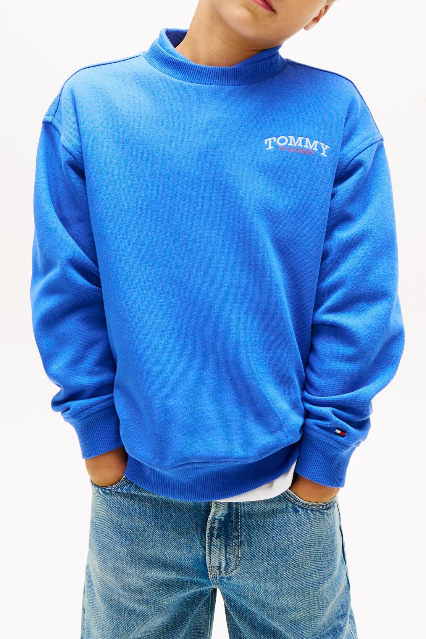 BOYS MONOTYPE GRAPHIC SWEATSHIRT EMPIRE BLUE 1