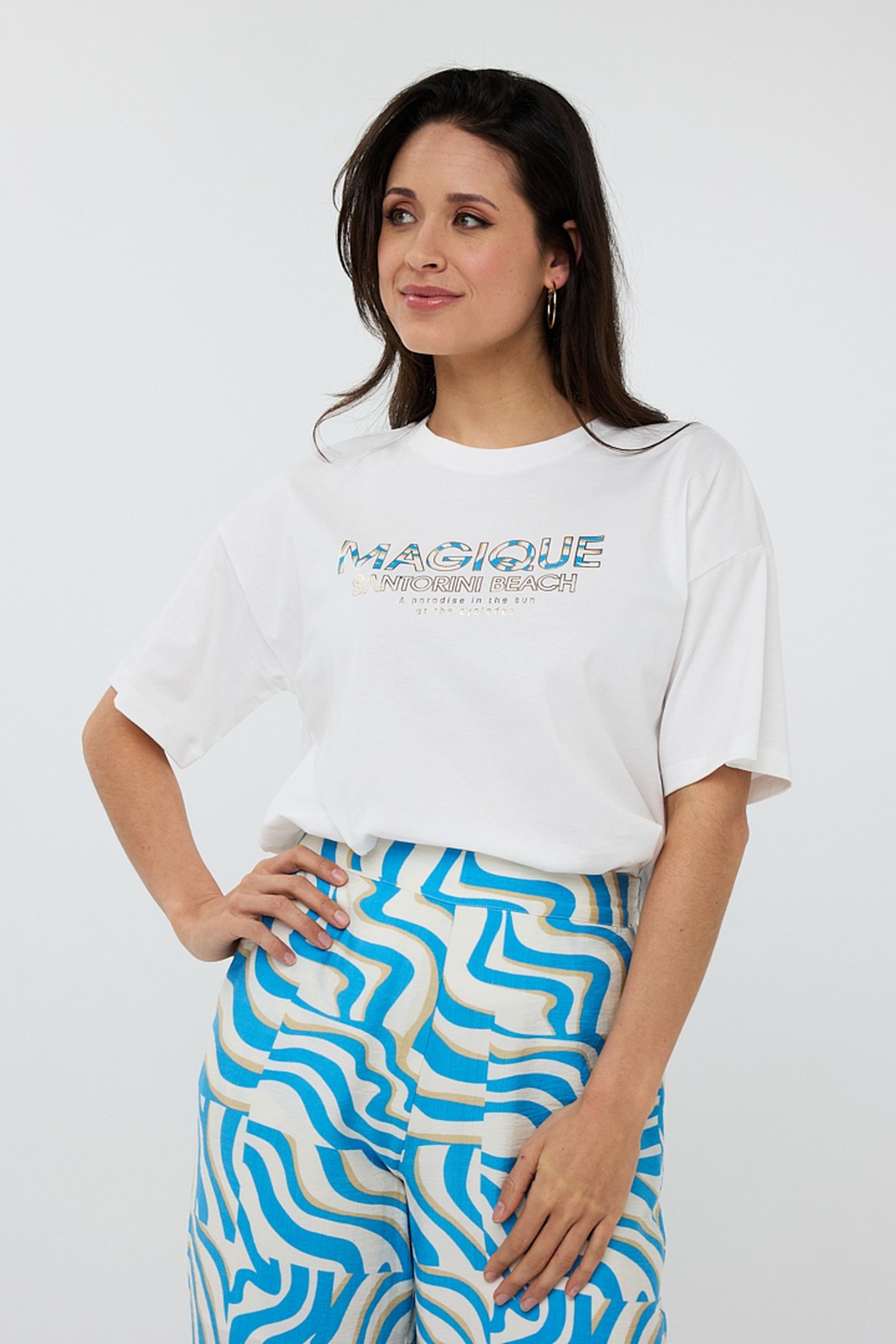 T-SHIRT WIDE MAGIQUE OFF WHITE 1