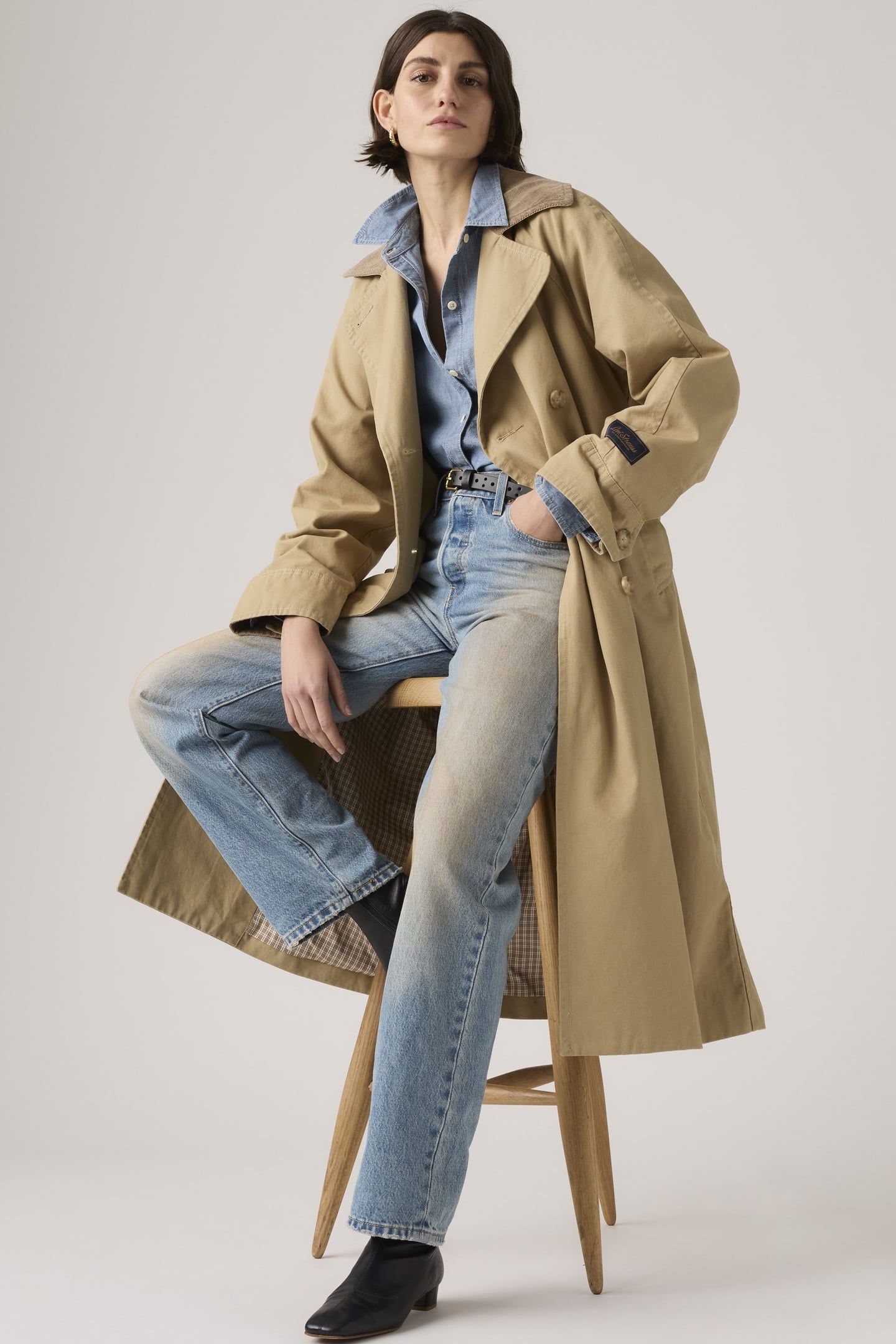 BREE CLASSIC LONG TRENCH COAT 1