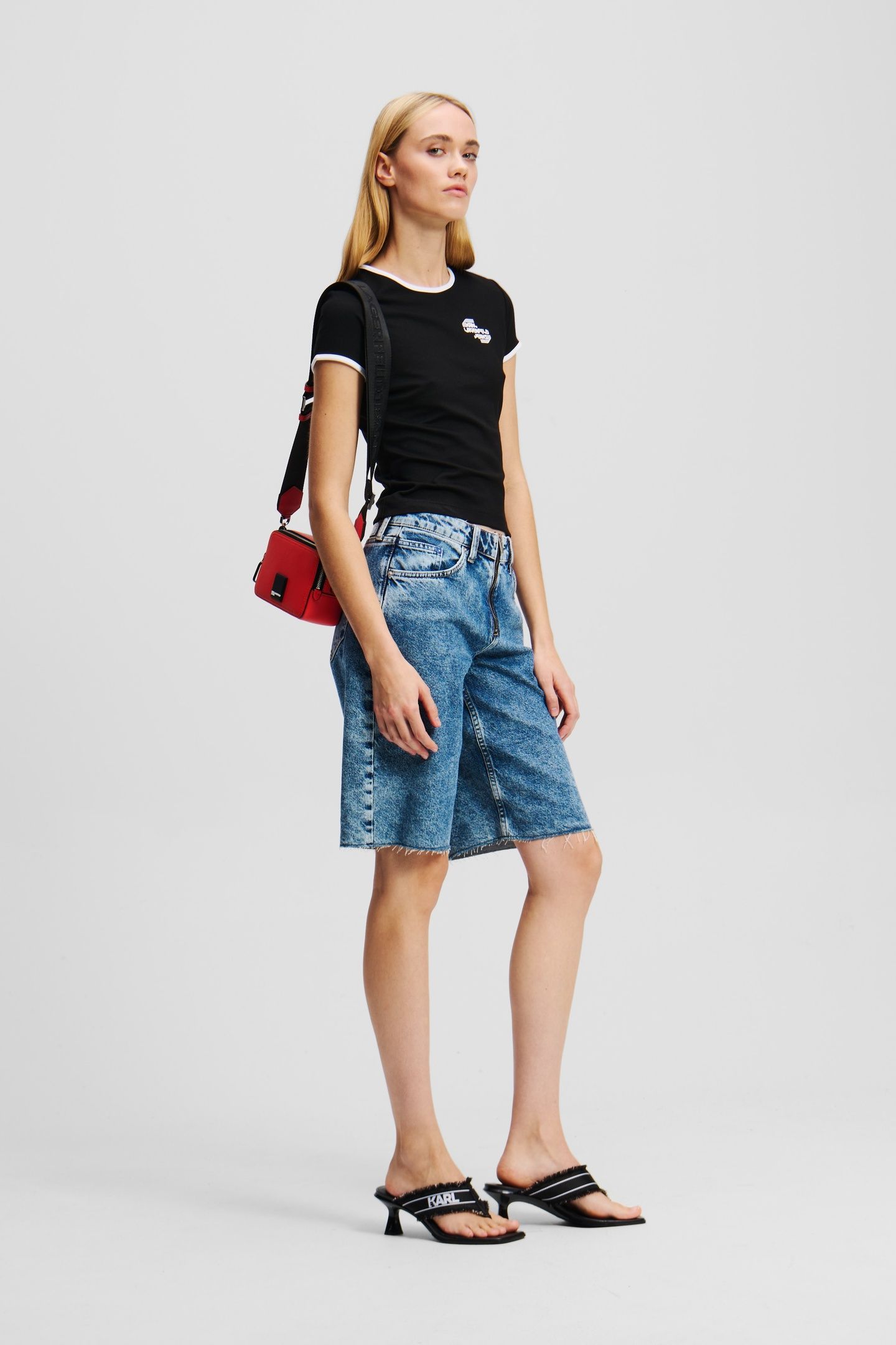 KLJ CAP SLEEVE TOP BLACK 5