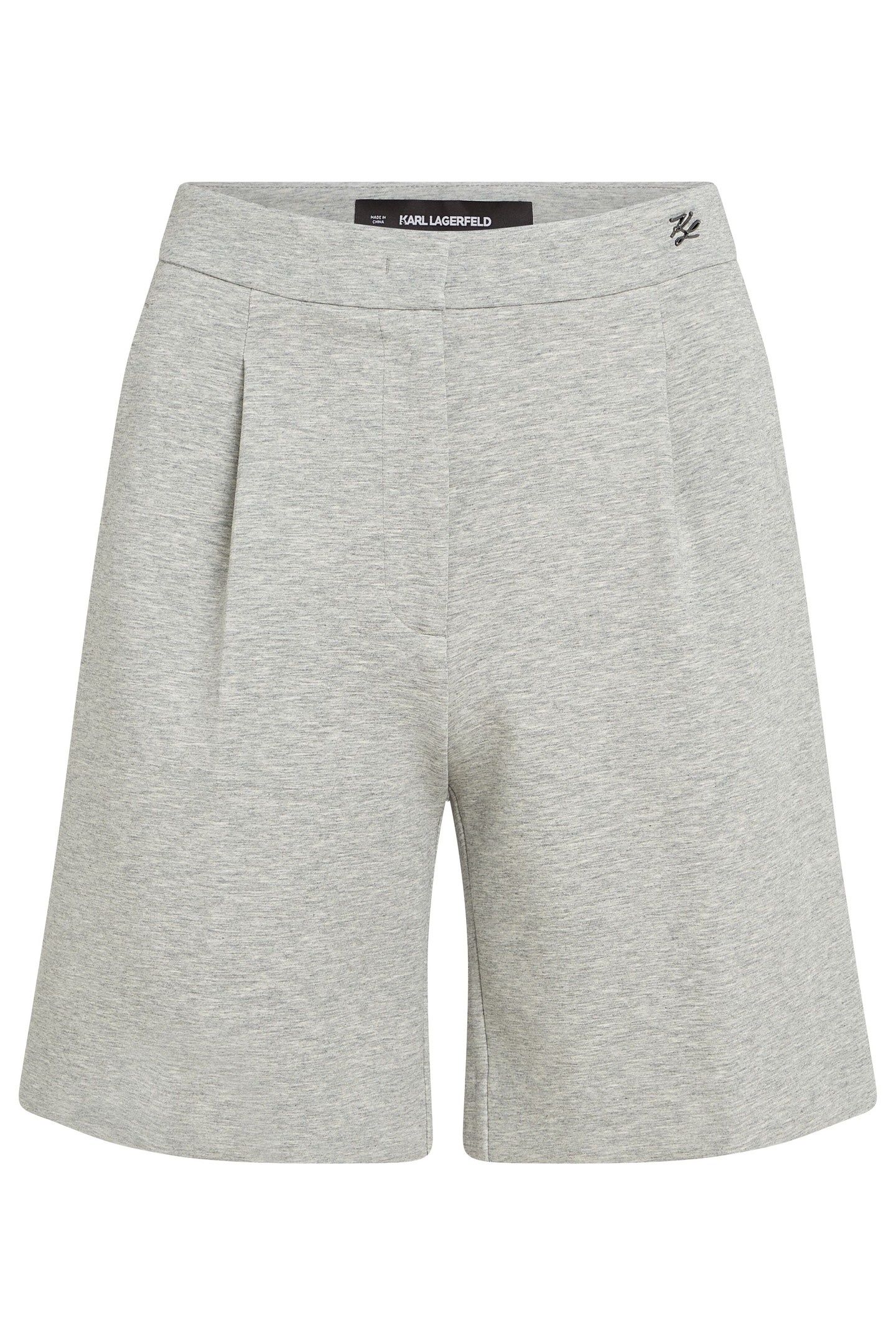 DOUBLE JERSEY SHORTS LIGHT GREY MELANGE 3