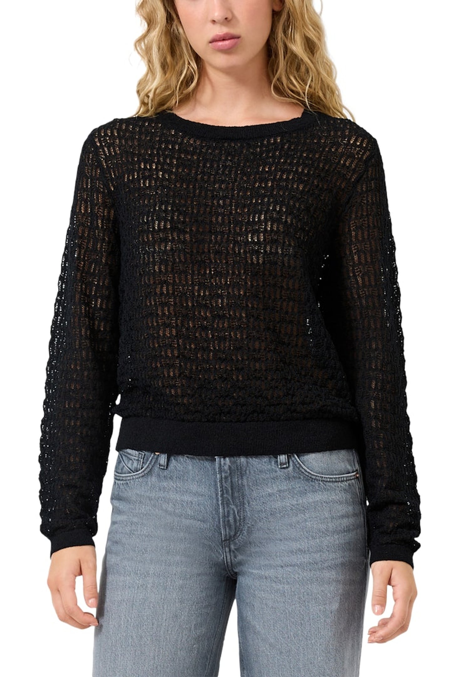 S.OLIVER-QS PULLOVER BLACK 1