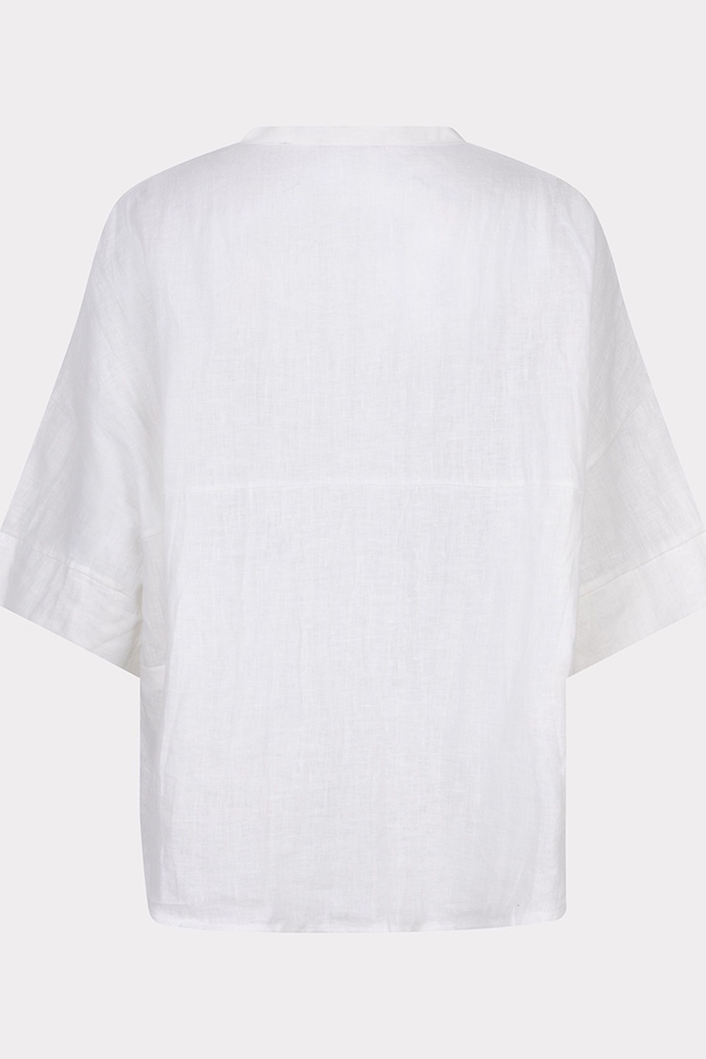 BLOUSE OVERSIZED LINEN OFF WHITE 5