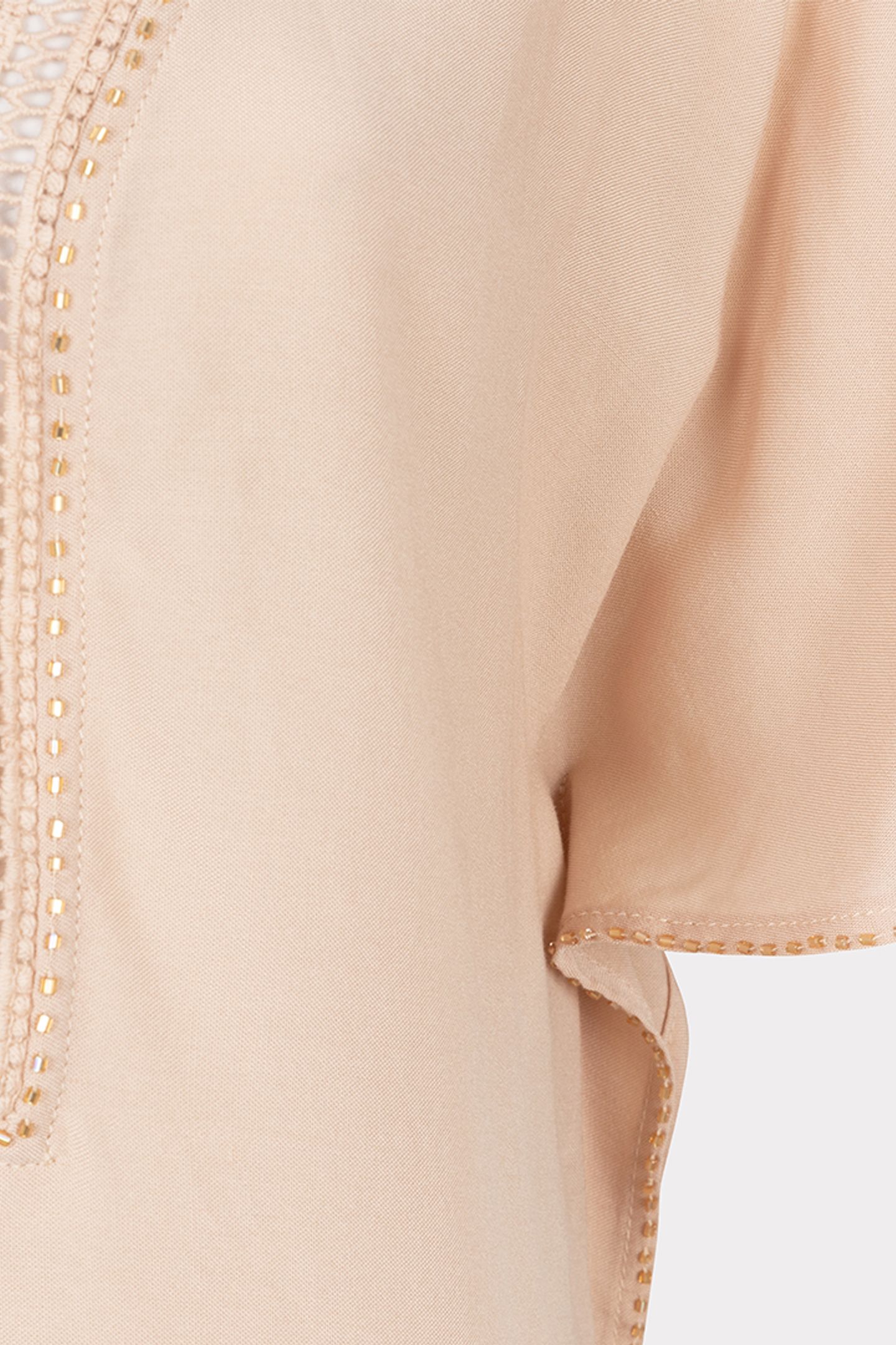 BLOUSE EMBELLISHED SAND 6