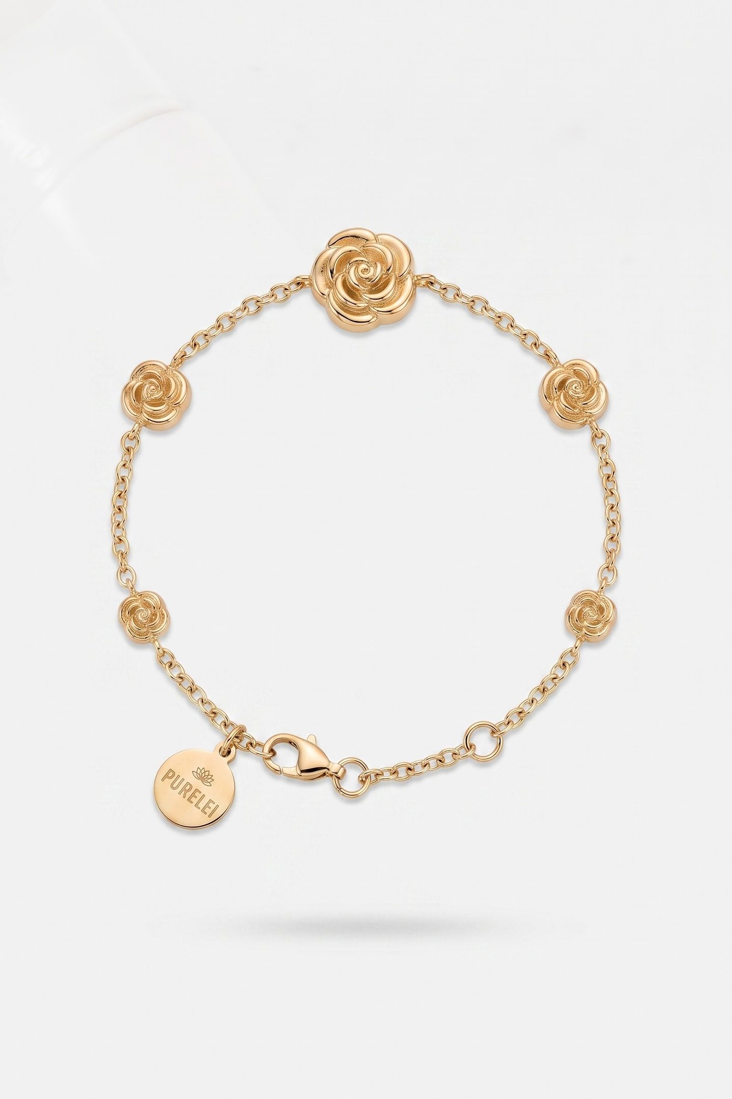 VELVET ROSE ARMBAND GOLD 4