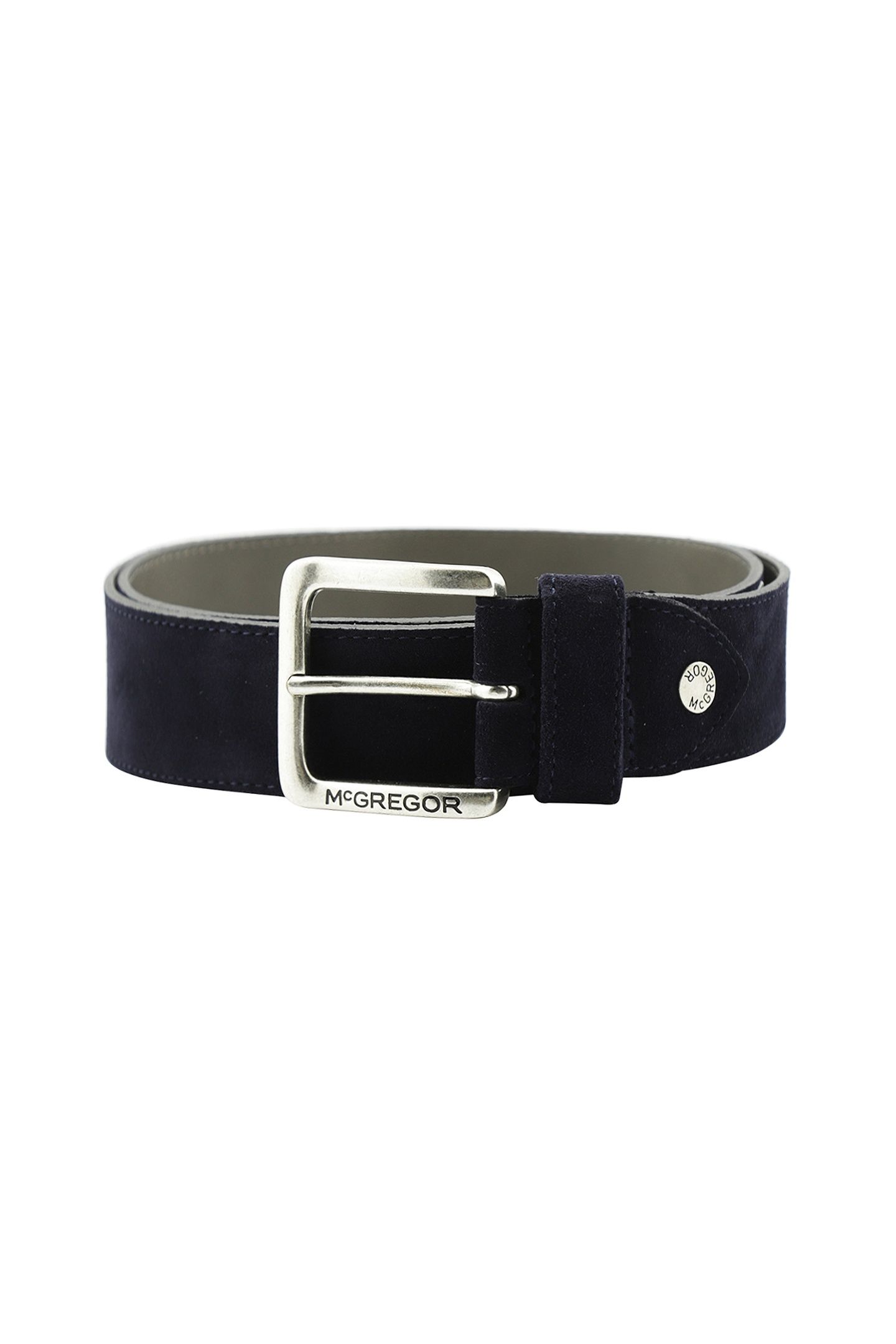 SUEDE BELT NAVY 1