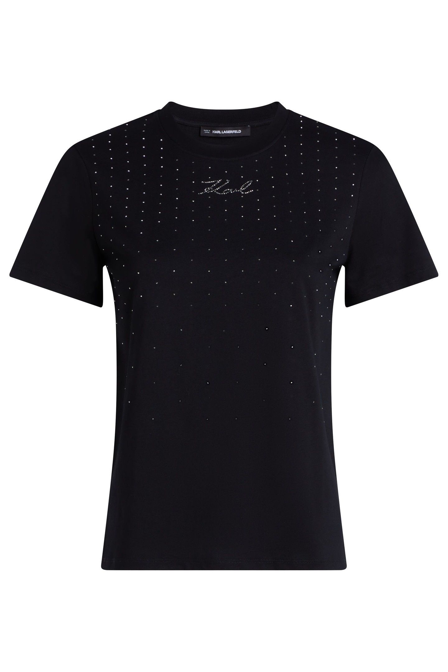 RHINESTONE RAIN T-SHIRT BLACK 4