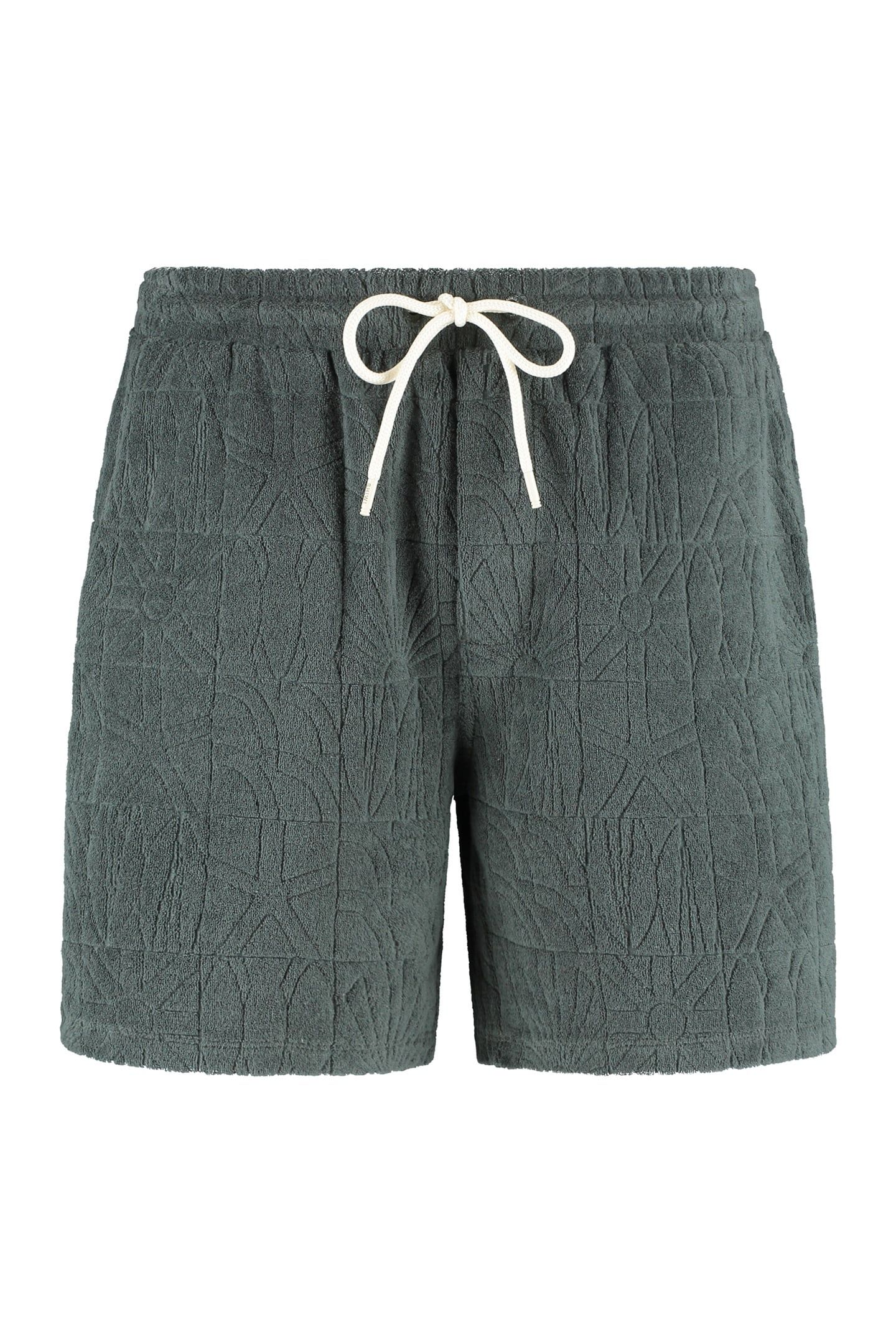 TONY TOWELING SHORTS GEO SUN GREEN SMOKEY GEO SUN 7