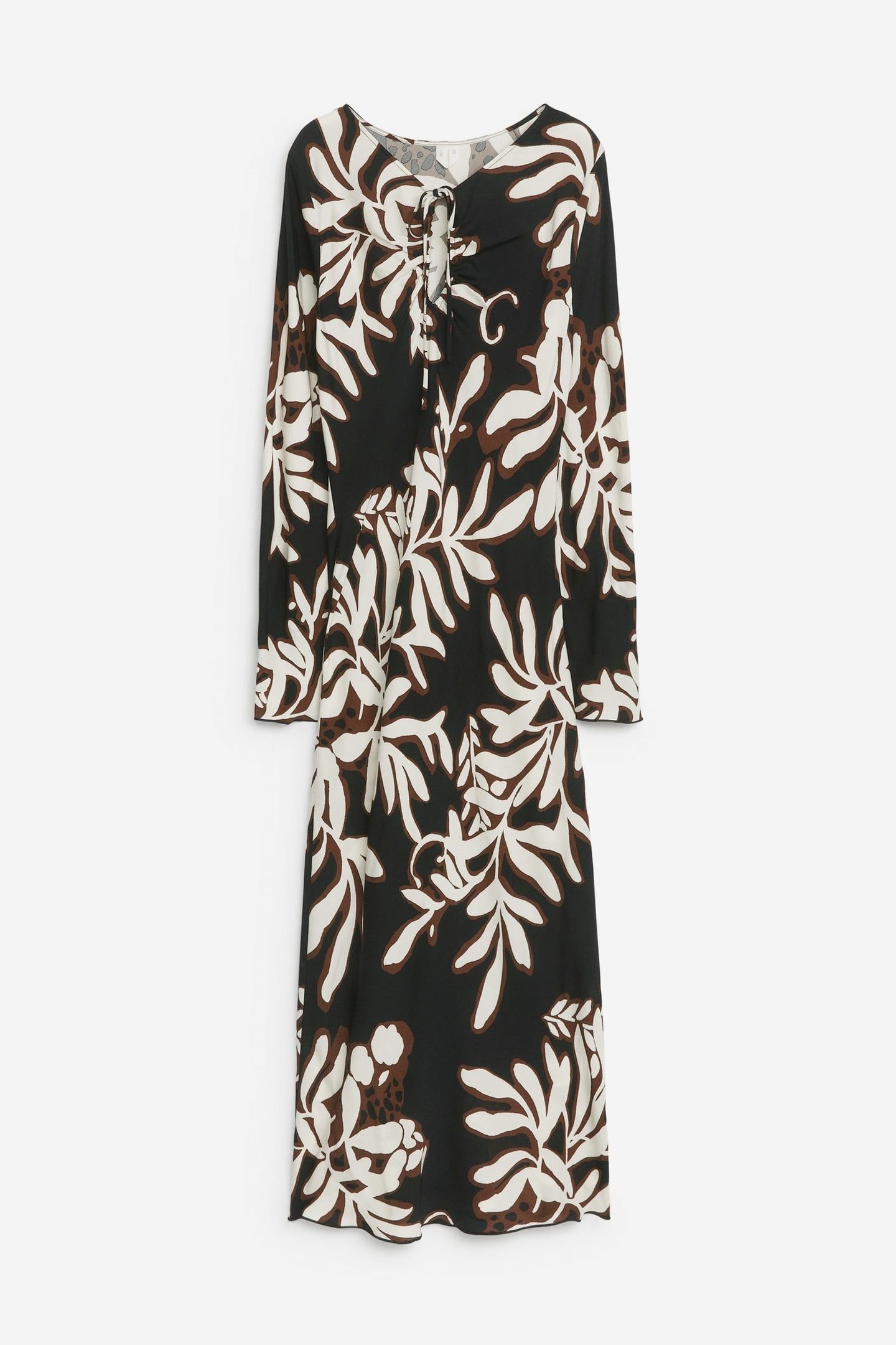 FIRENZE AOP DRESS BLACK 3