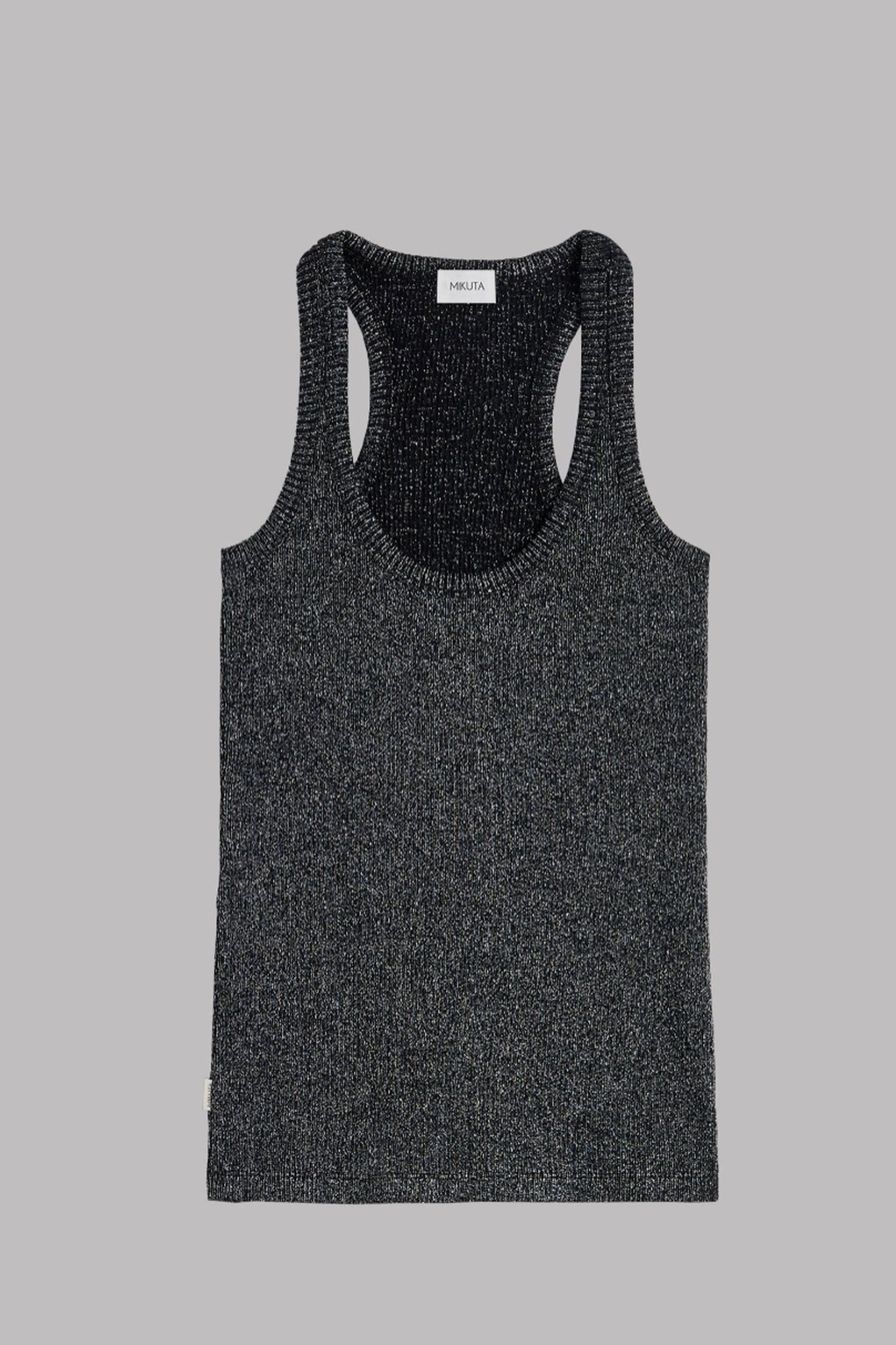 THE DARK GLITTER RIBBED TANK TOP 3