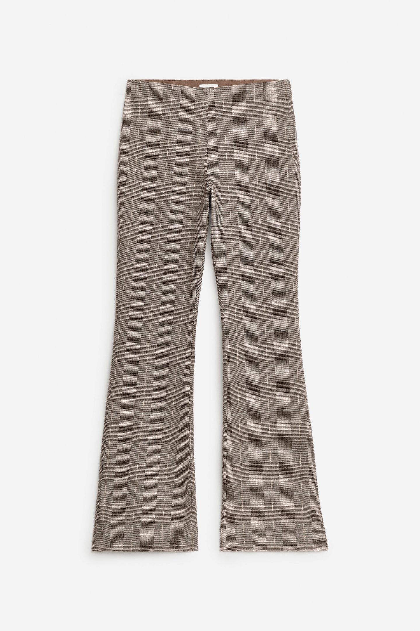 EPOK CHECK TROUSERS BROWN 3