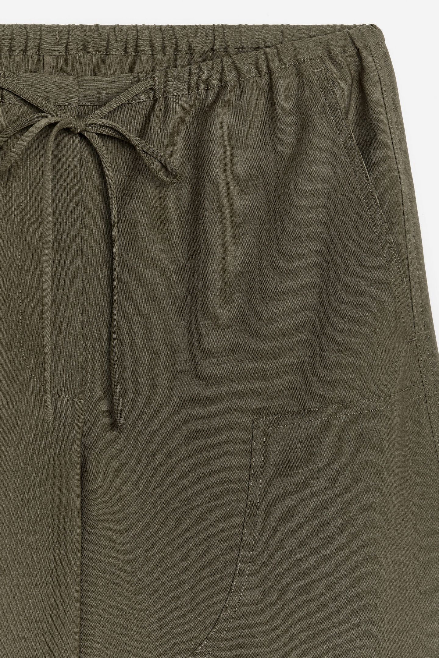 EMMY CARGO WOOL TWILL KHAKI 2