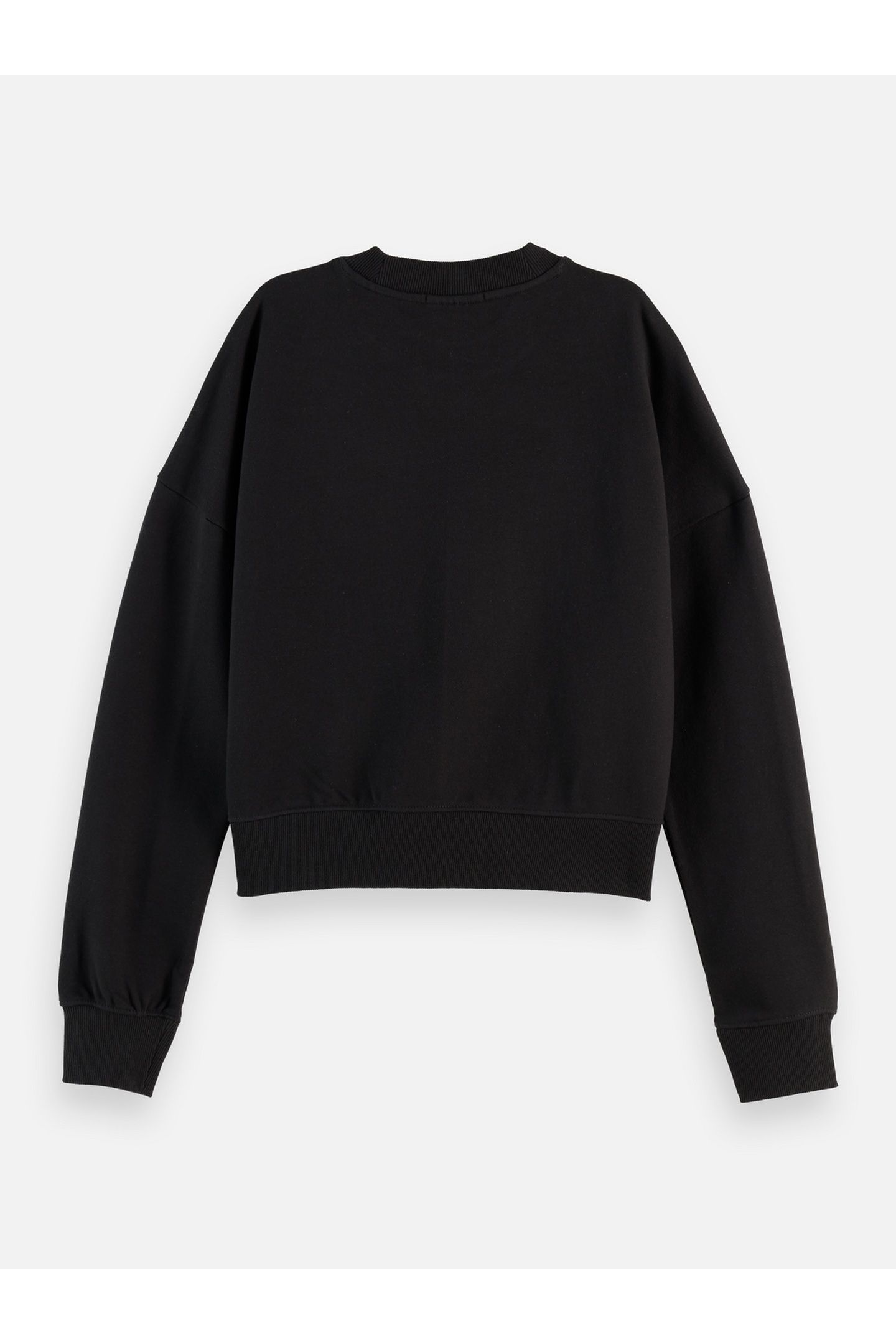 EMBROIDERED LOGO SWEATSHIRT BLACK 5