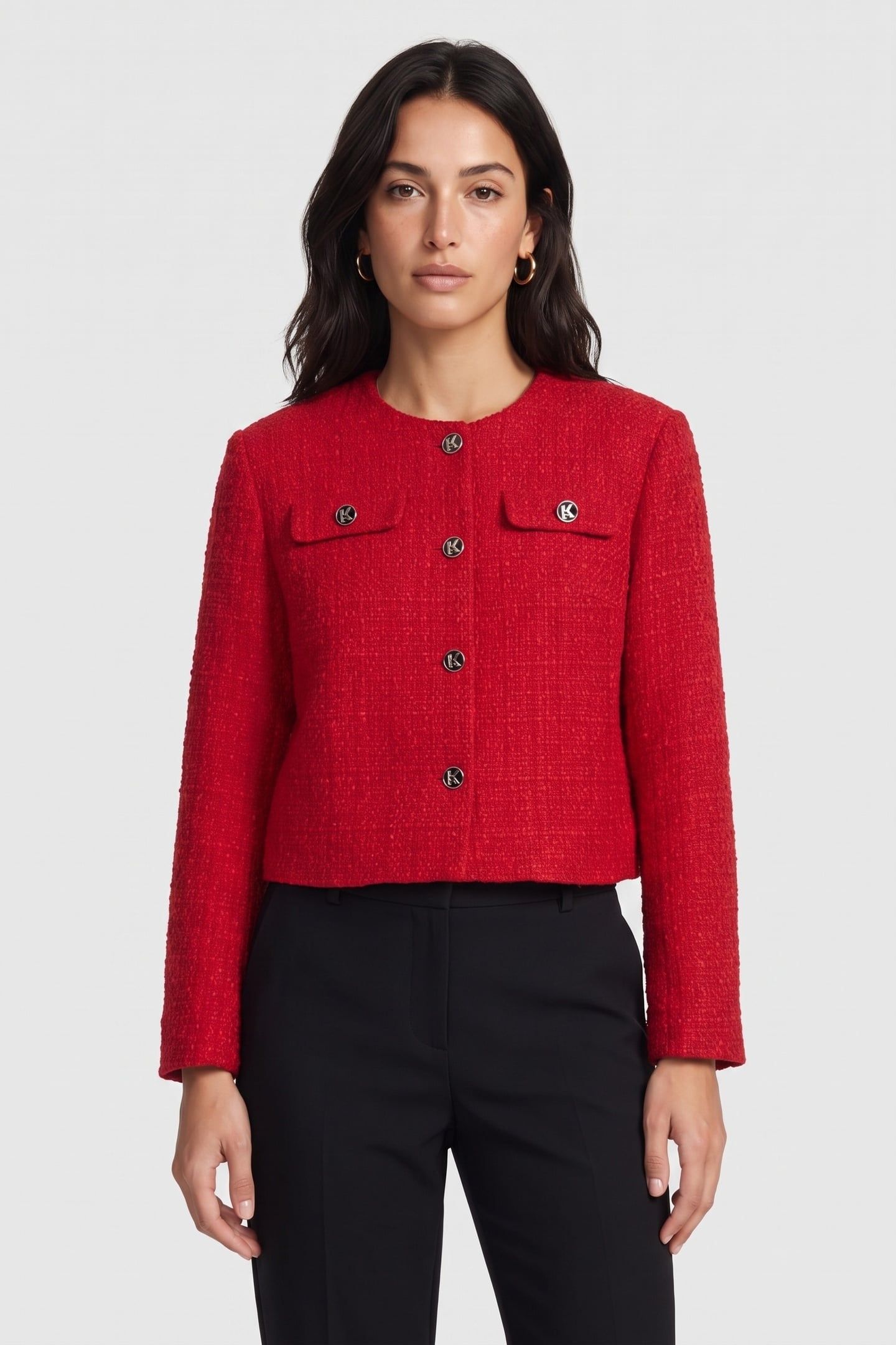 BOUCLE JACKET RACING RED 1
