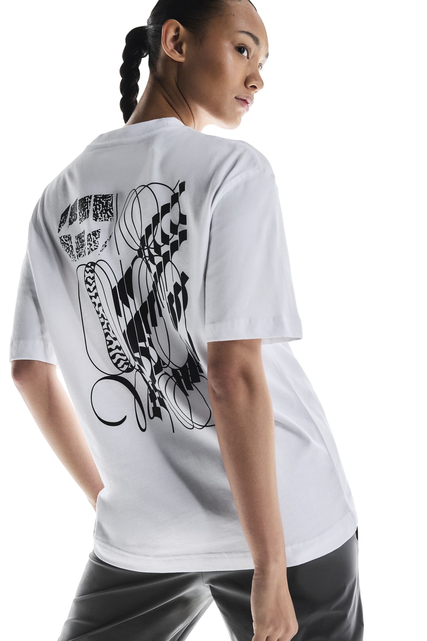 CLUB-T GRAPHIC 1 W WHITE | BLACK WHITE | BLACK 5