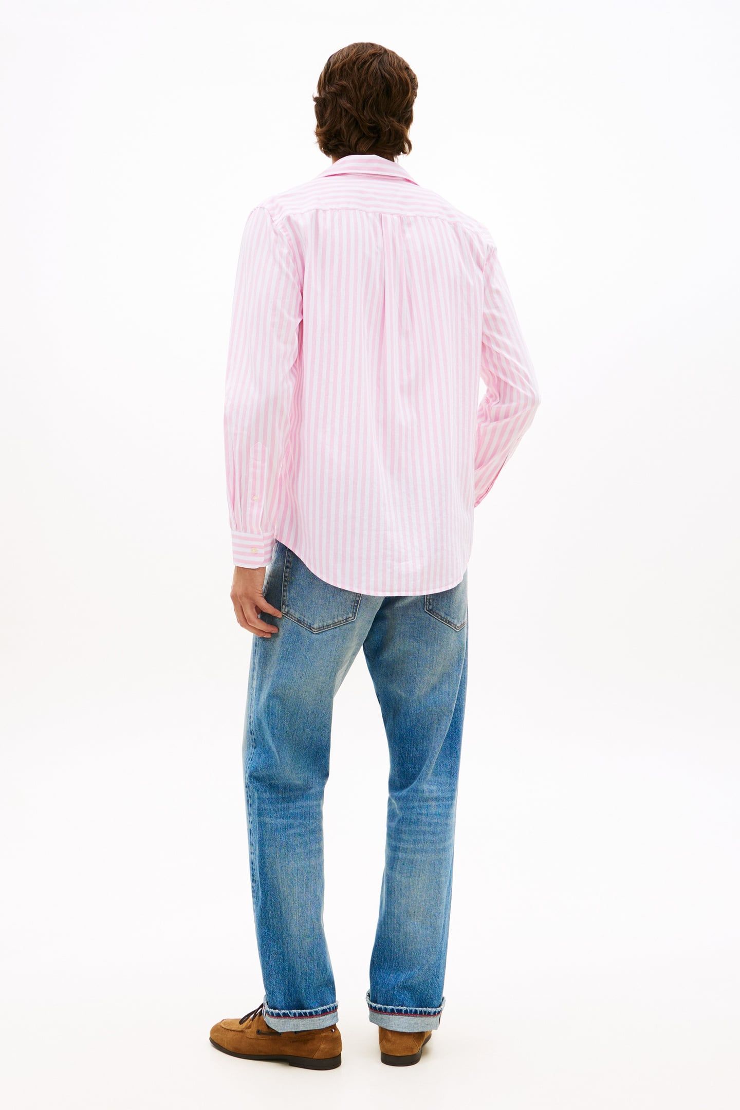 FLEX POPLIN CLASSIC SHIRT CLASSIC PINK/STRIPE 3