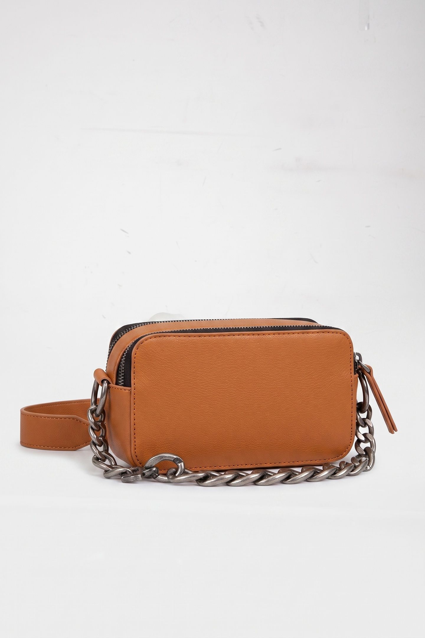 WOMEN SMALL REPORTER BAG COGNAC 3