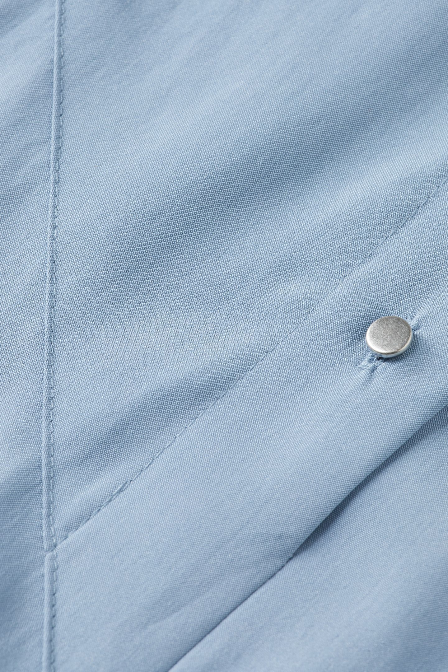 MIDI DRESS WITH GATHERED WAIST FADED DENIM 6