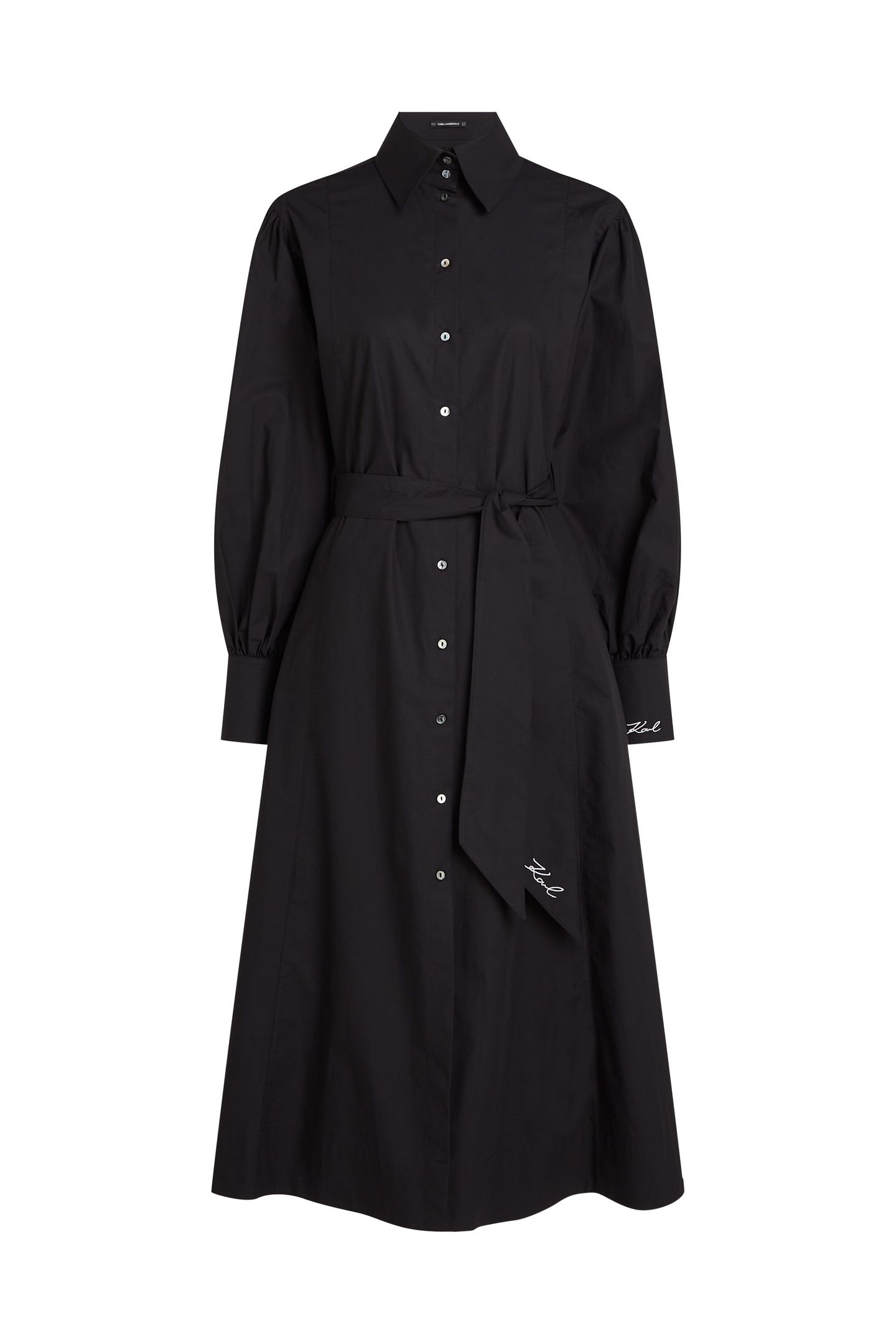 KARL SHIRT DRESS BLACK 3